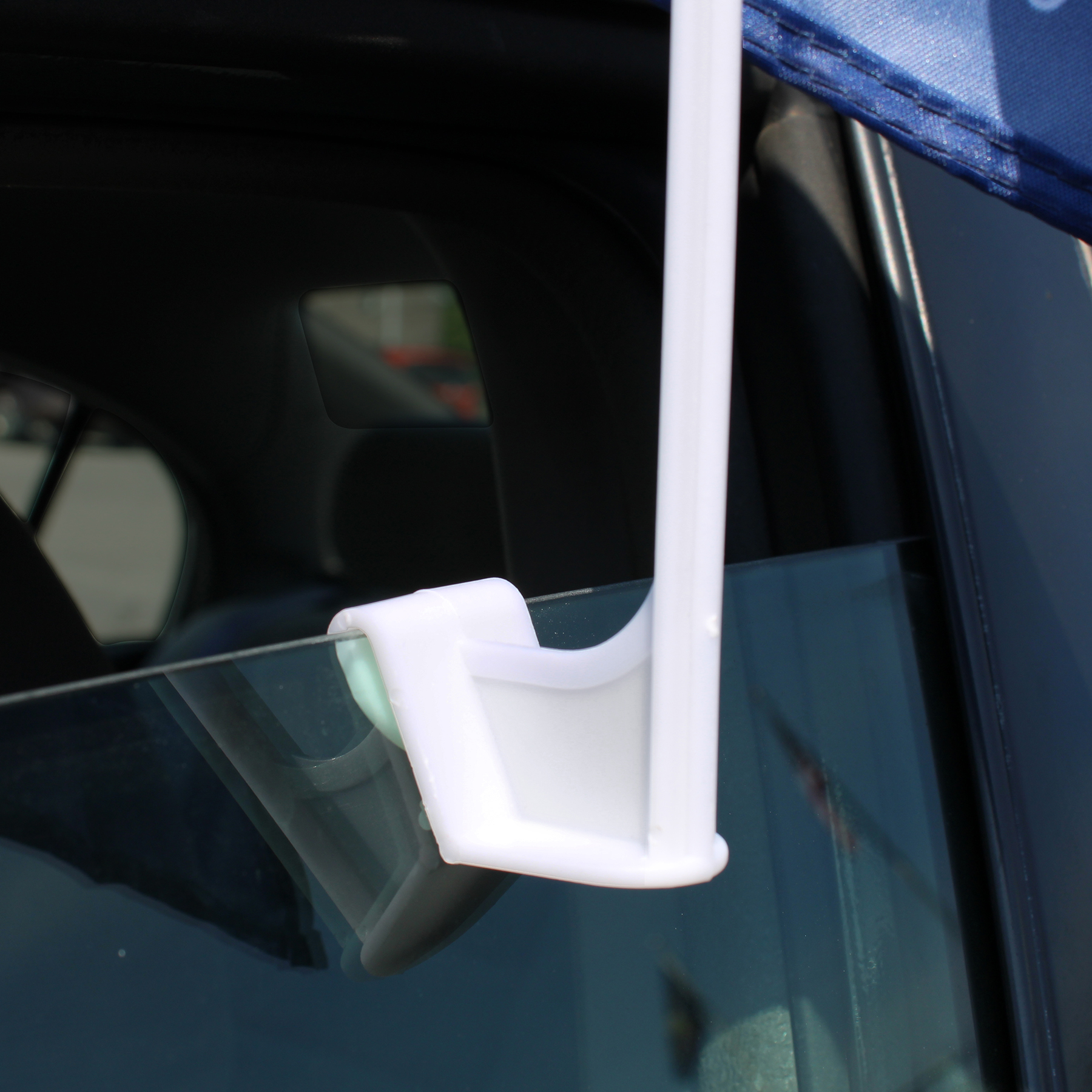 11.5" x 15" Stationary Use Single Reverse Car Flag 8