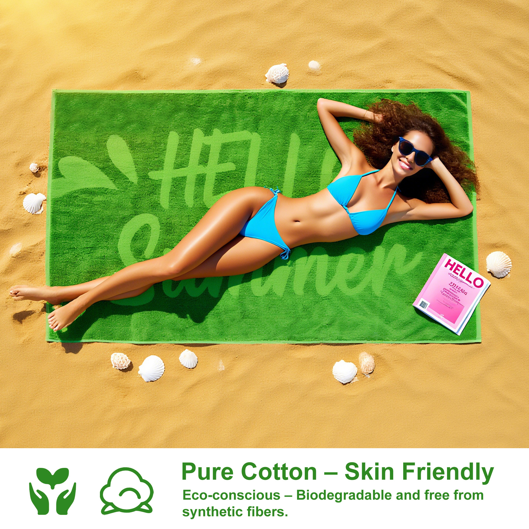 Heavyweight Cotton Beach Towel 12