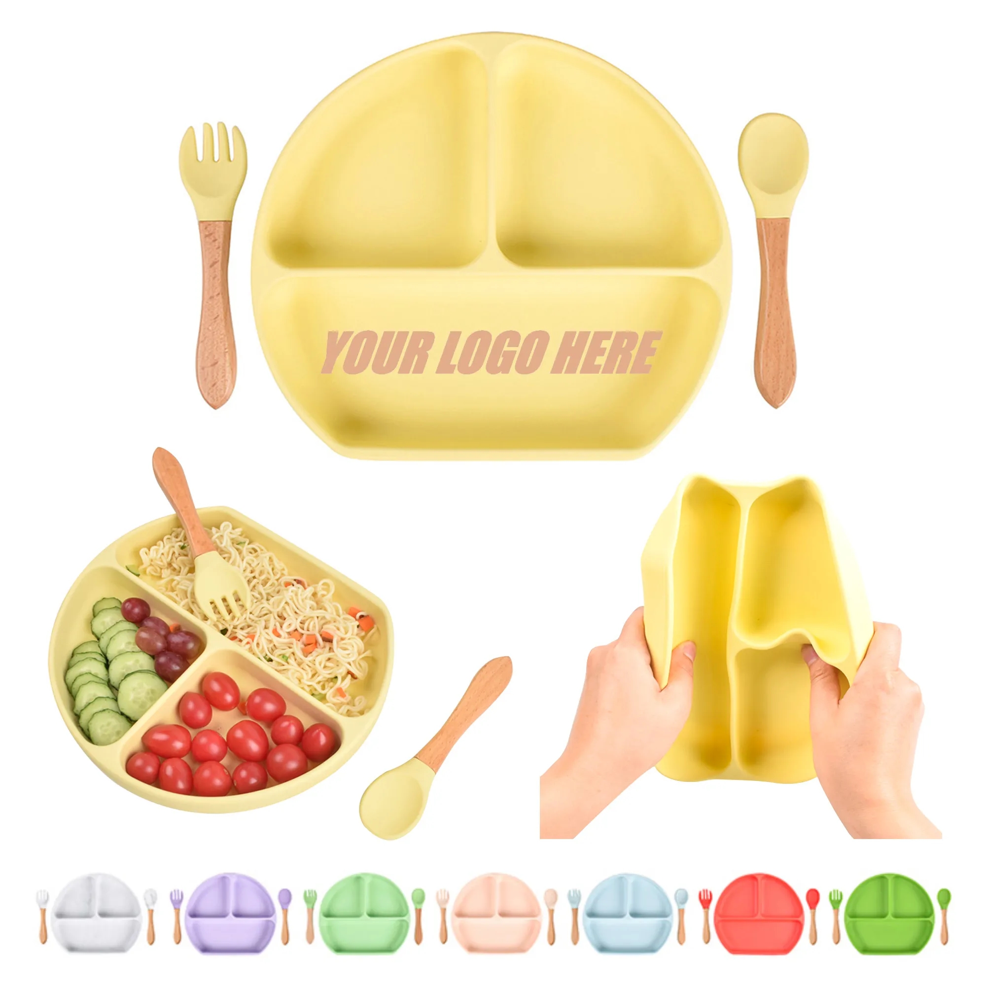 Toddler Silicone Plate