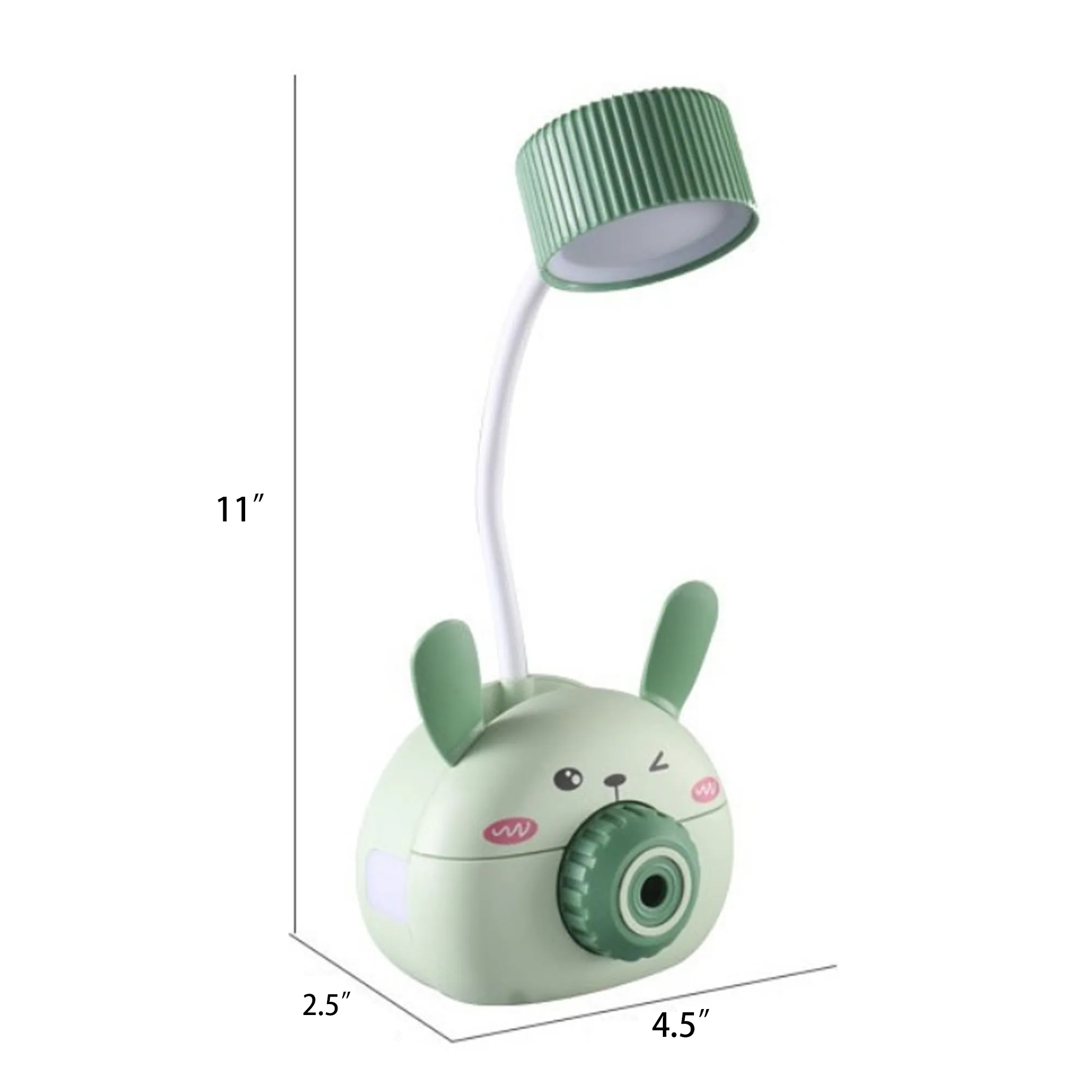 USB RechargeableTable Lamp With Sharpener Pen Holder 4