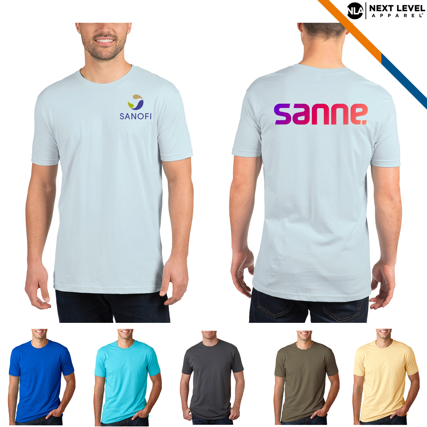 Next Level® 4.3 oz 100% Combed Cotton Jersey T-shirts 4