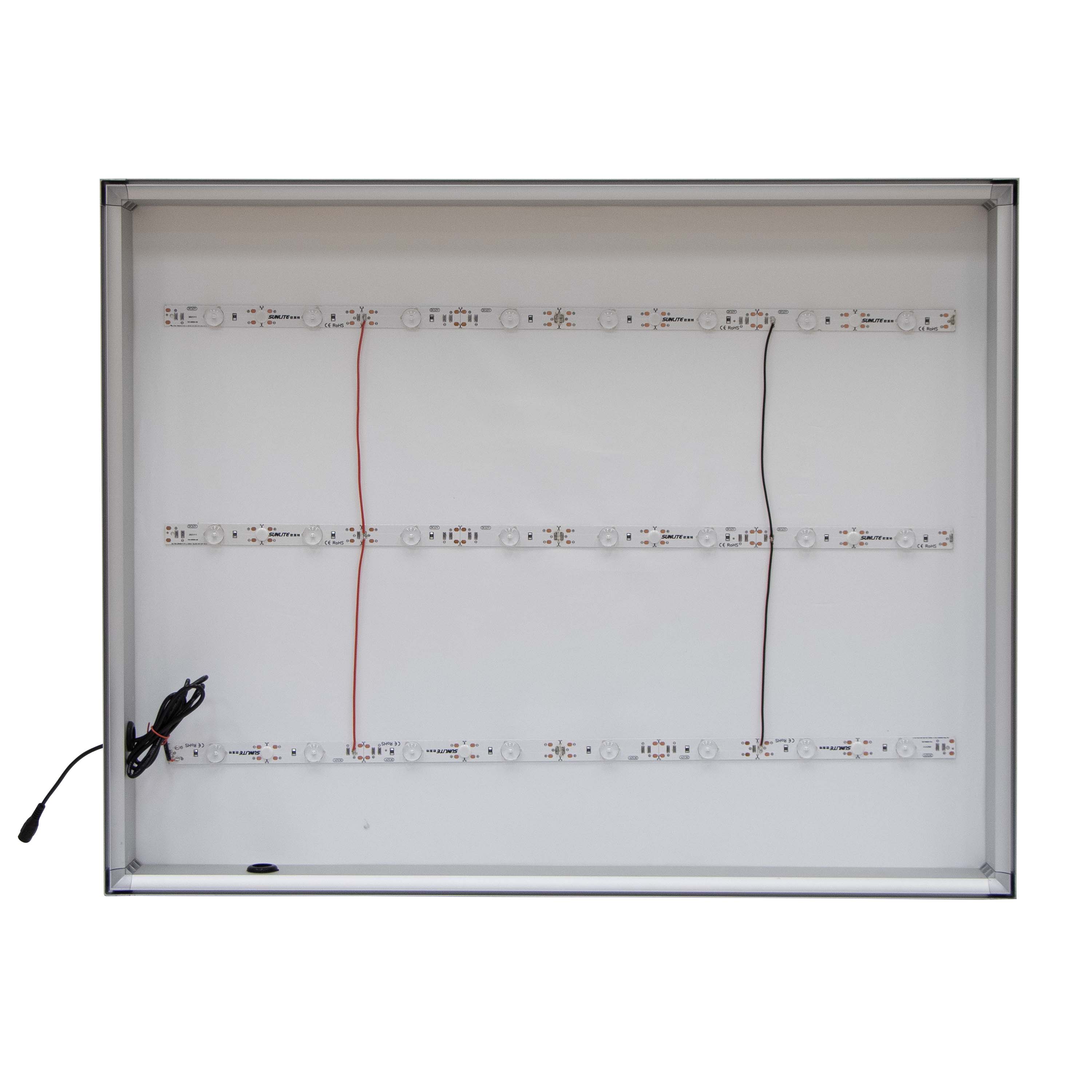 22" x 28" Standard SEG Glo Wall Mount Hardware 2