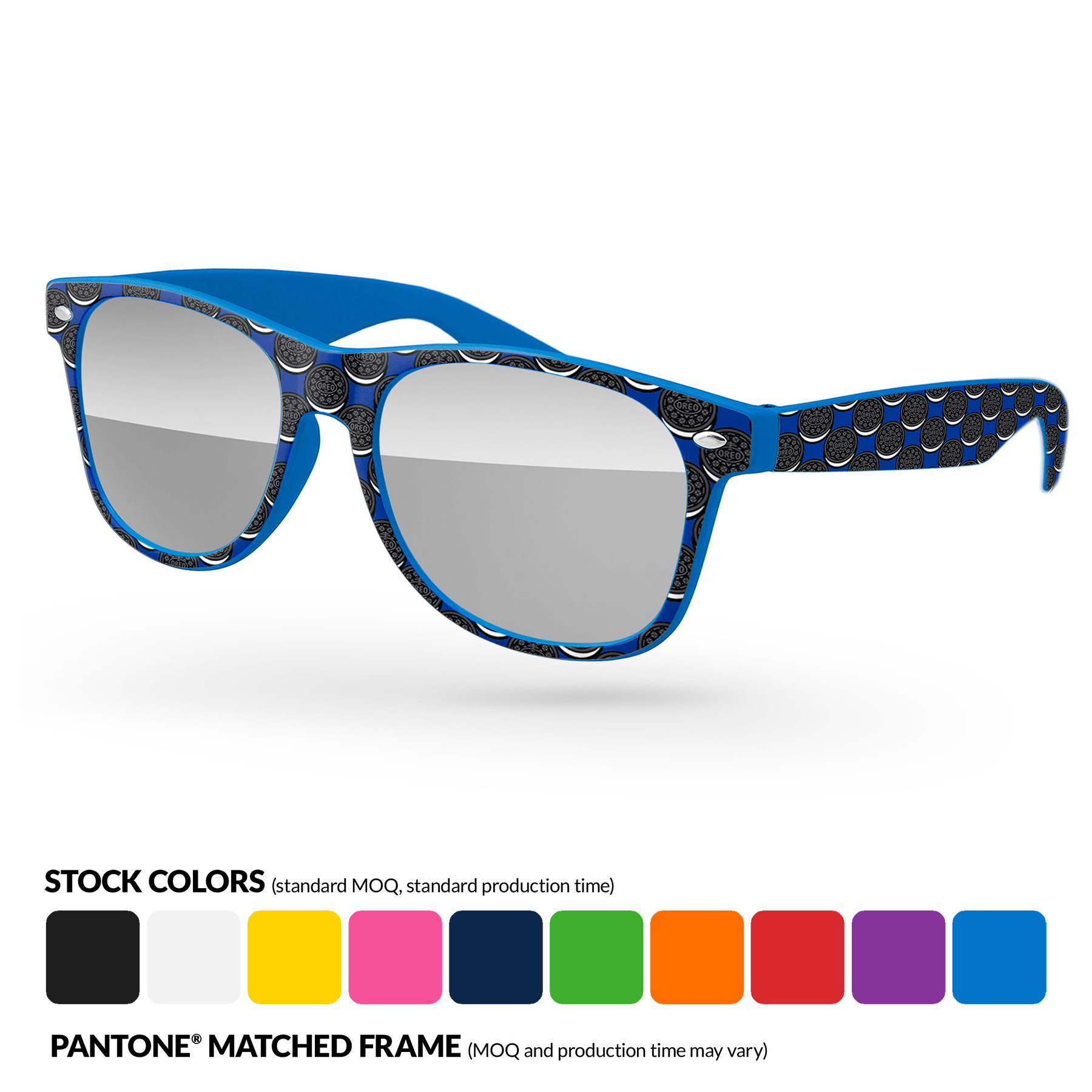 Retro Brushed Wood Mirror Sunglasses 15