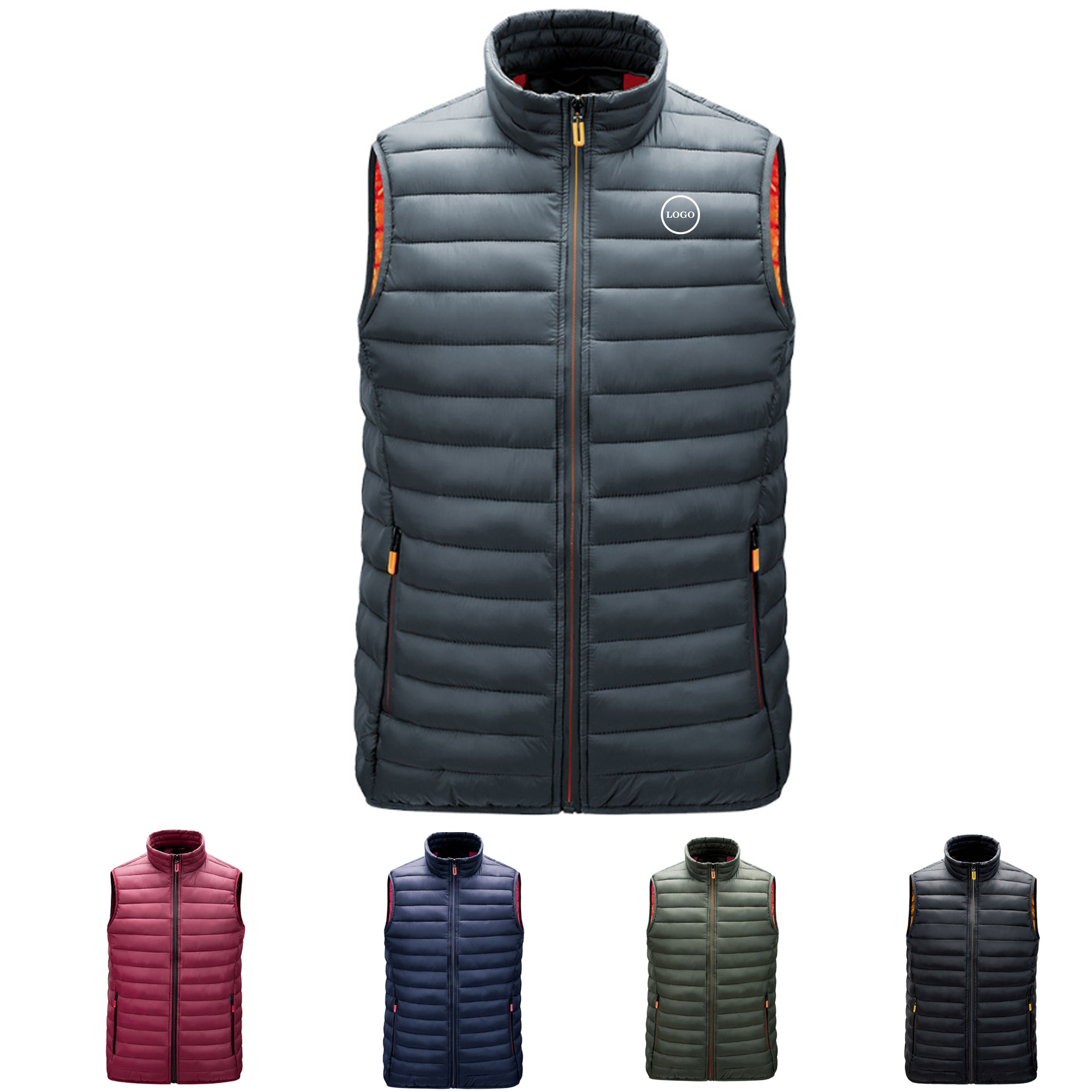 Customizable Lightweight Insulated Puffer Vest 1