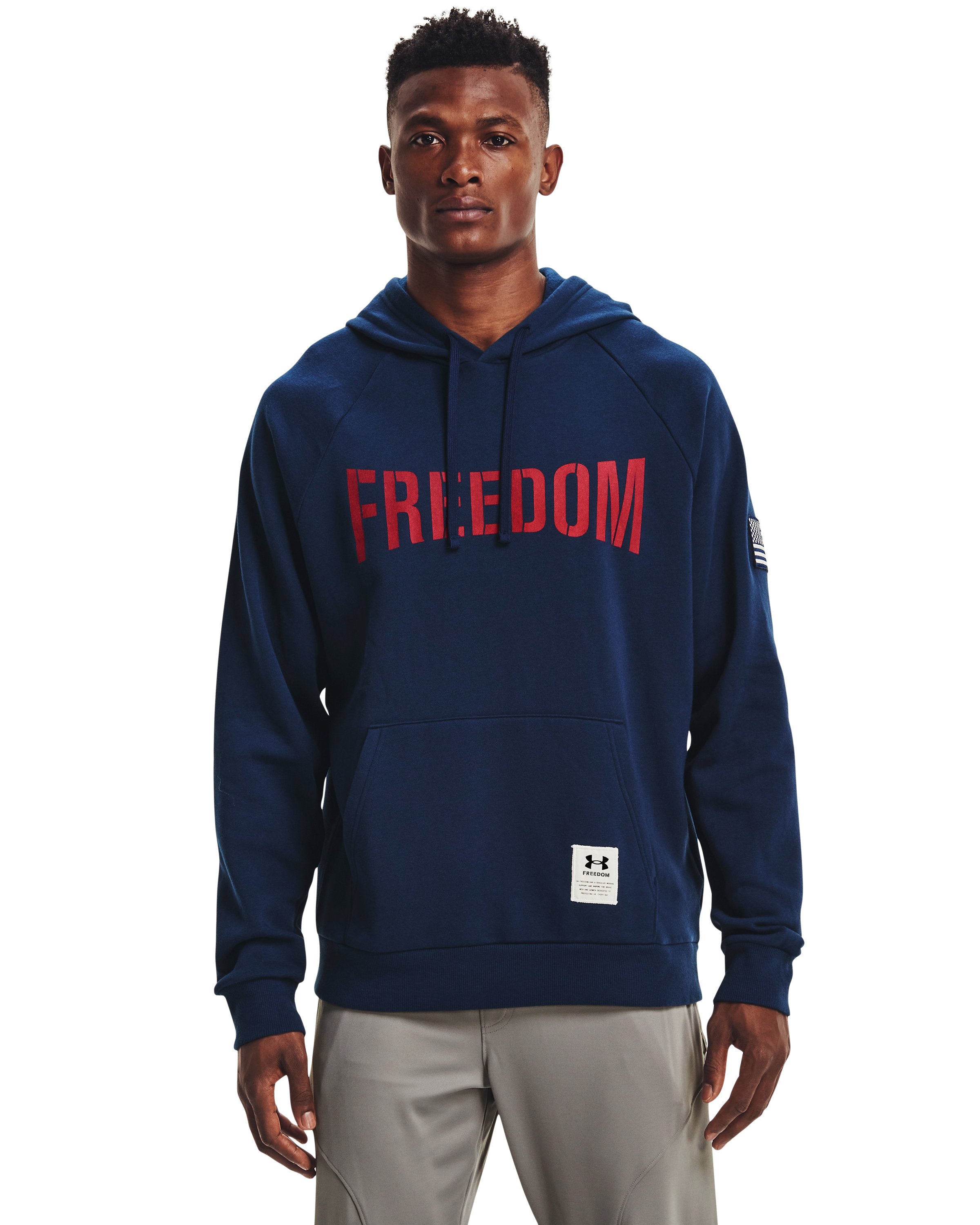 Men's UA Freedom Vintage Hoodie, custom hoodie or sweatshirt with logo imprint 3
