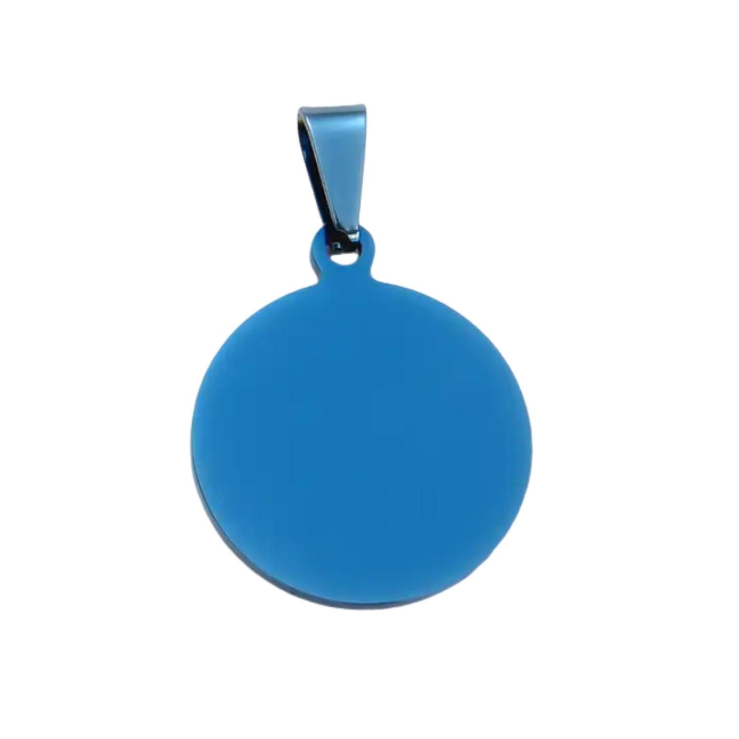 Round Stainless Steel Pet Tag 2