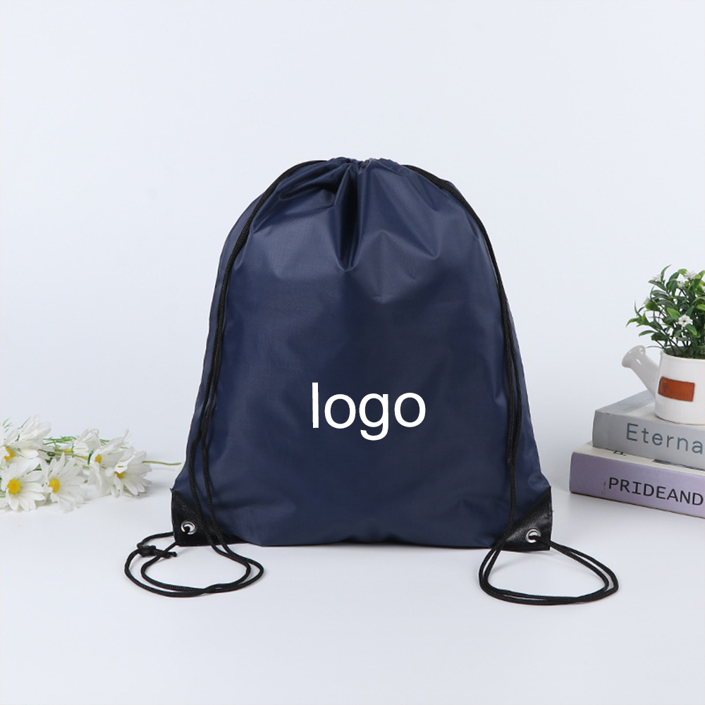 Drawstring Bag With Front Pocket 1