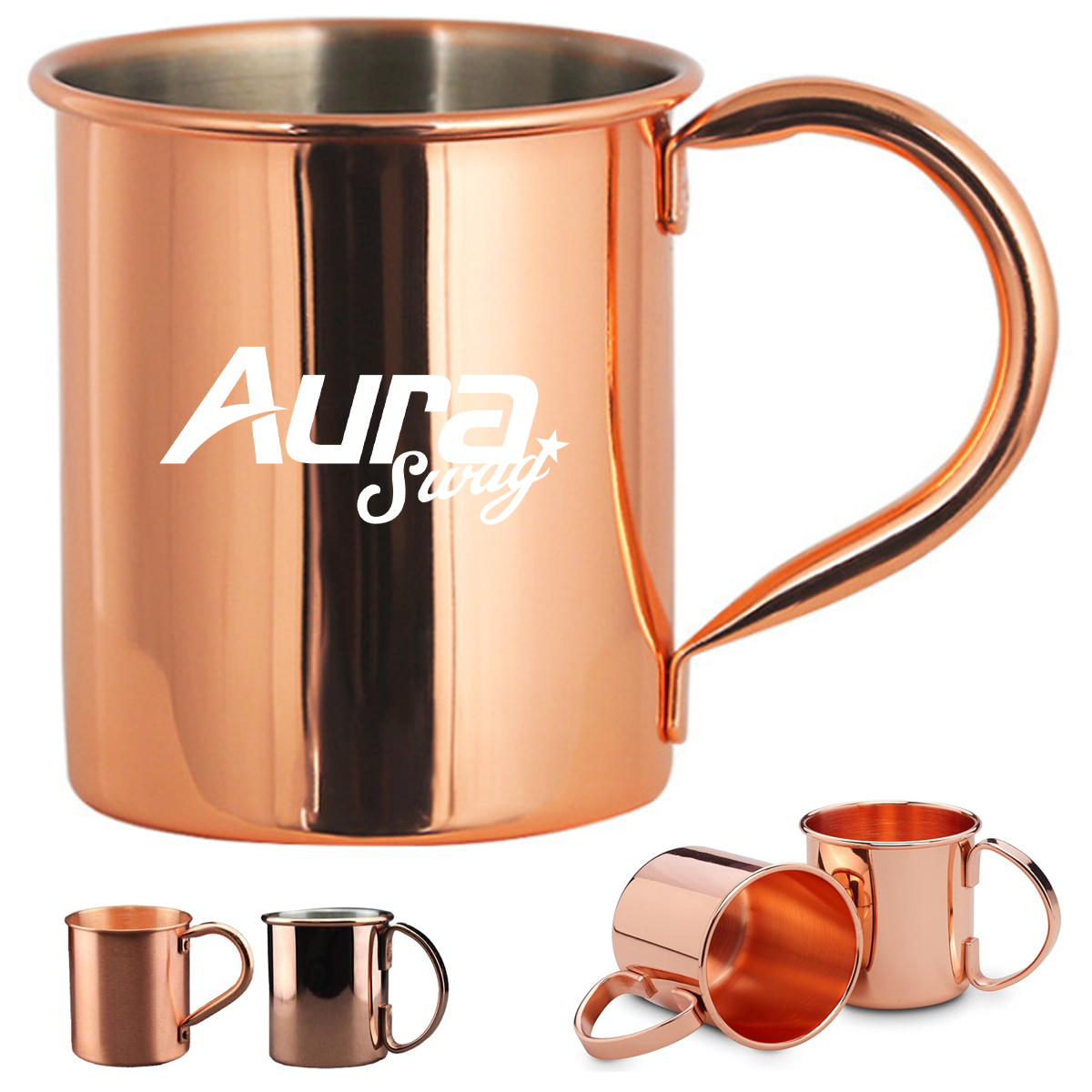 17Oz. Copper Moscow Mule Mug for Beverages 3