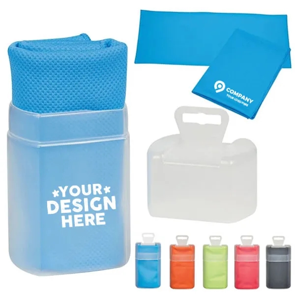 Cooling Towel In Plastic Case 3