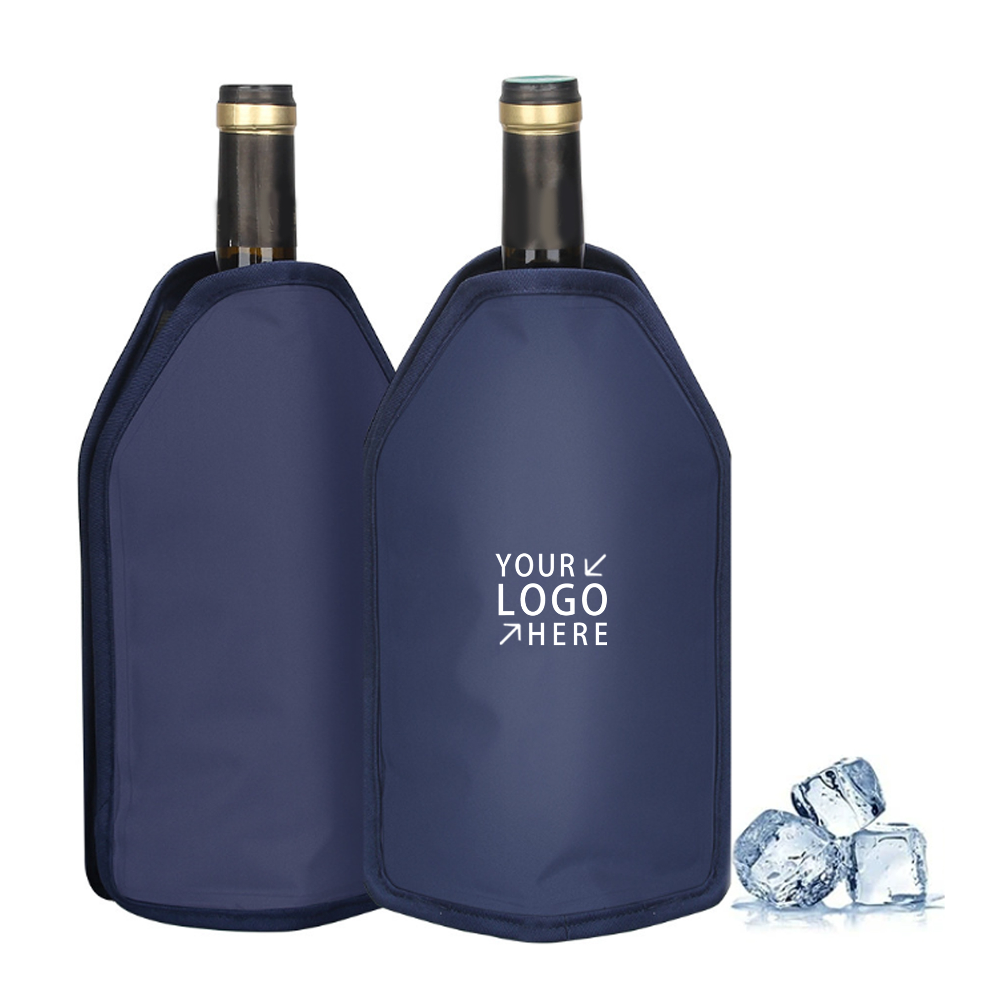 PVC Wine Bottle Ice Gel Cooler Bag 2