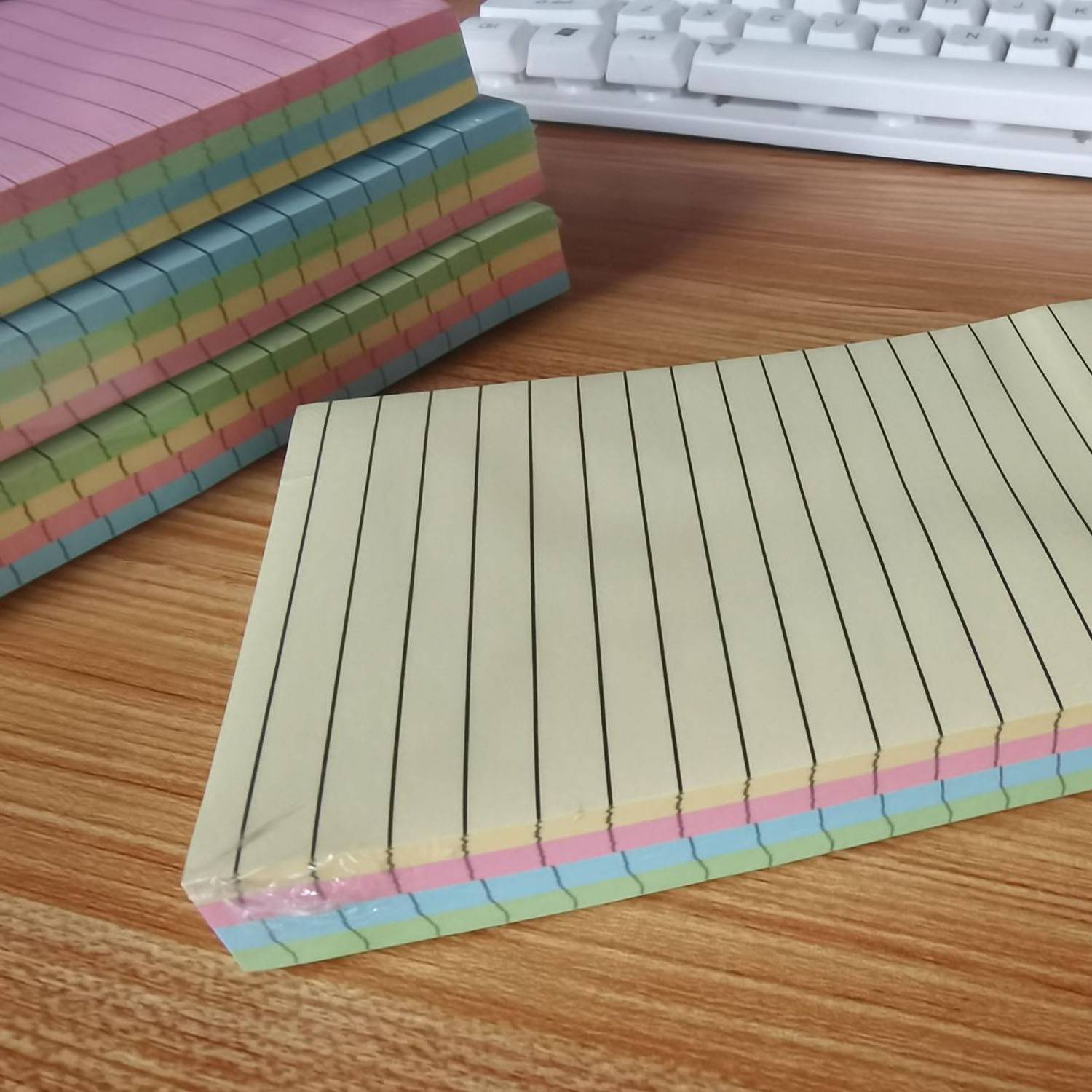 200pcs Assorted Colors Sticky Notes 4 x 6-Inch 9
