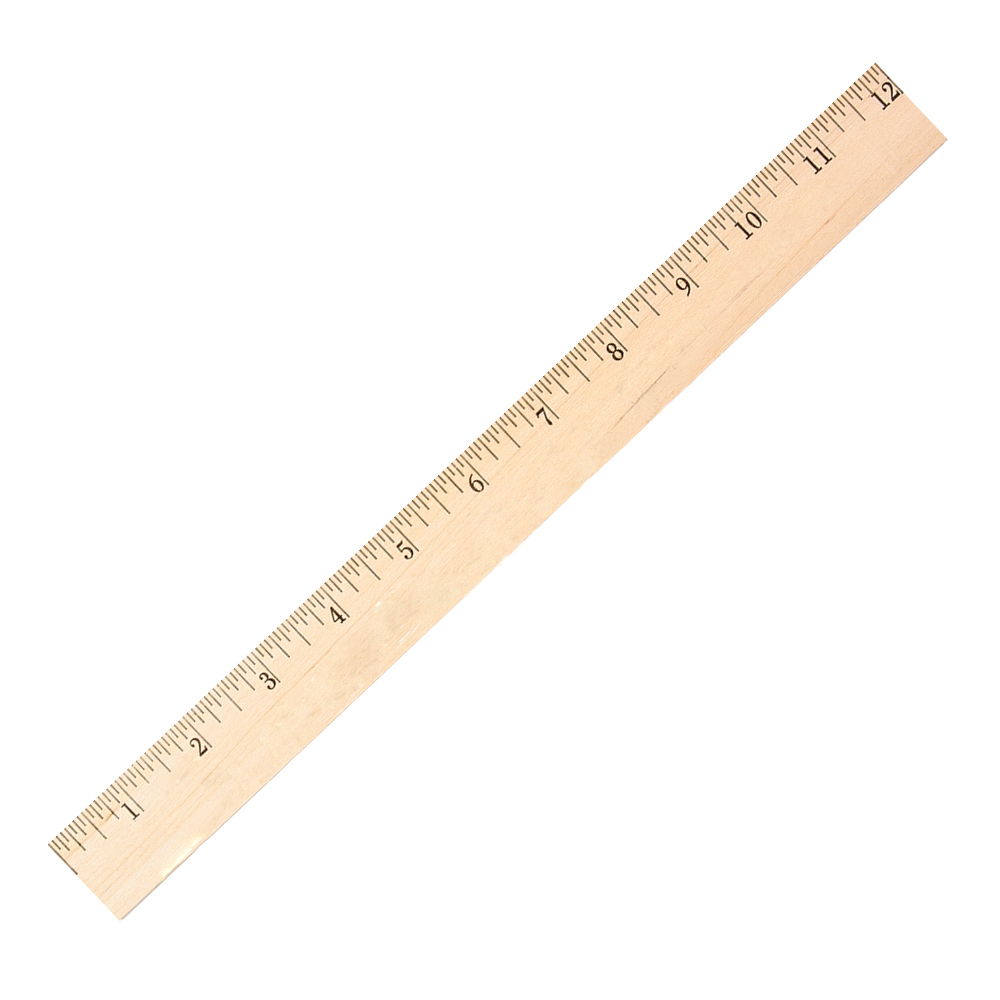 Farm Animals "U" Color Rulers - Natural wood finish 2