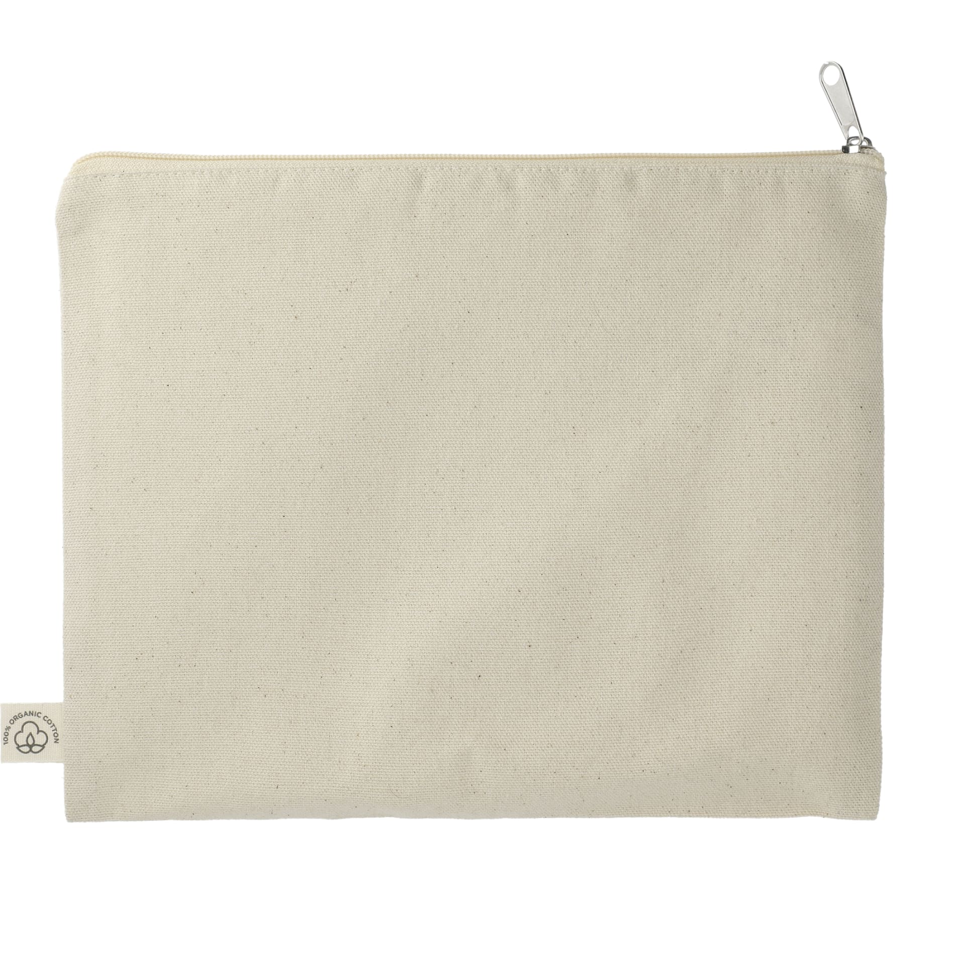 Organic Cotton Flat Travel Pouch 19
