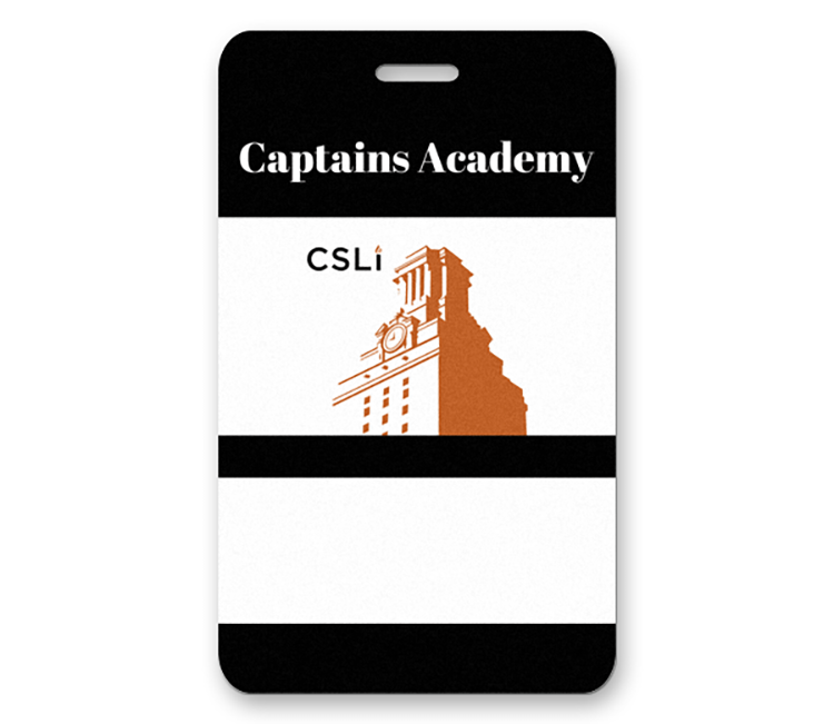 The Atlas full color name badge 3"X 5" 5