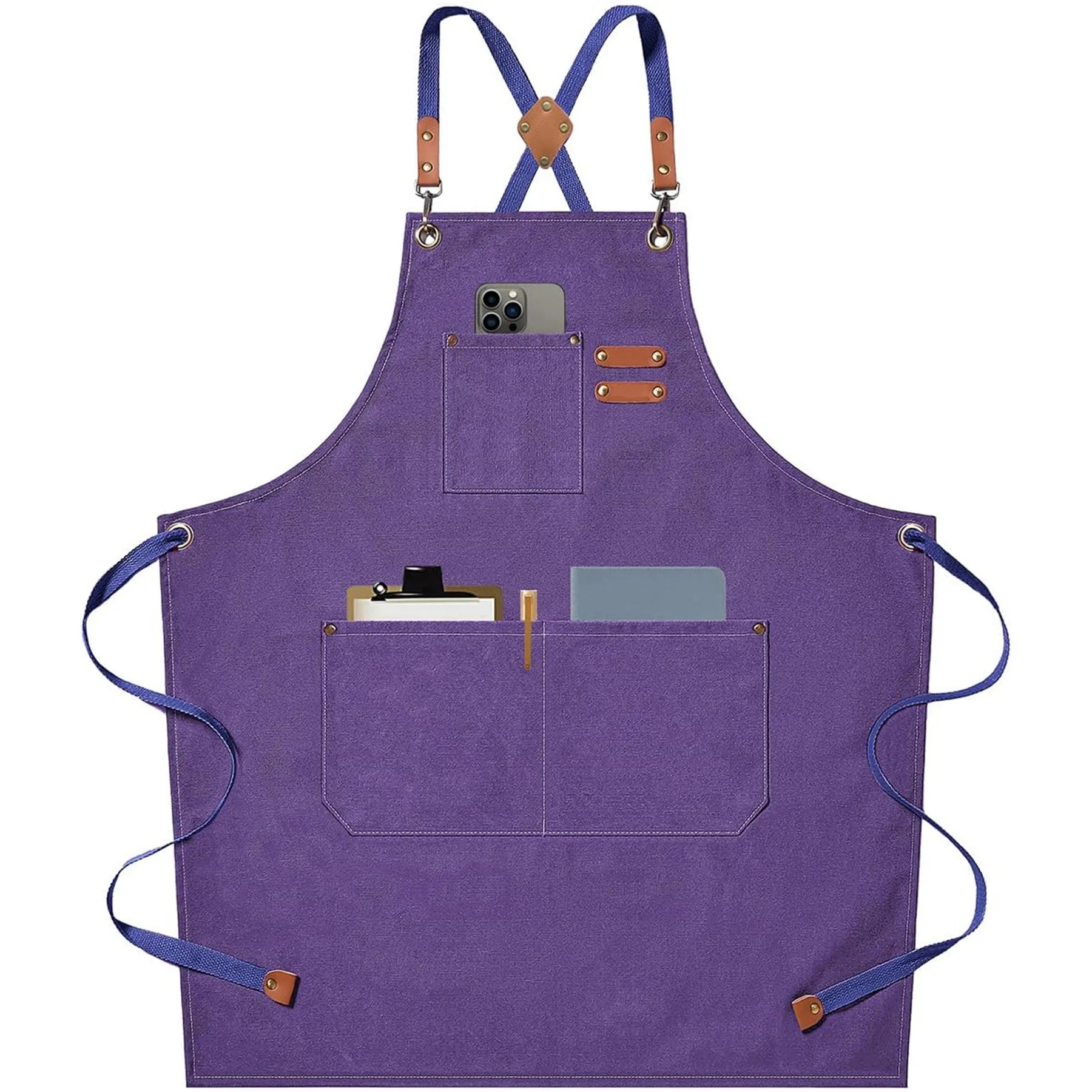 Chef Aprons with Large Pockets 3