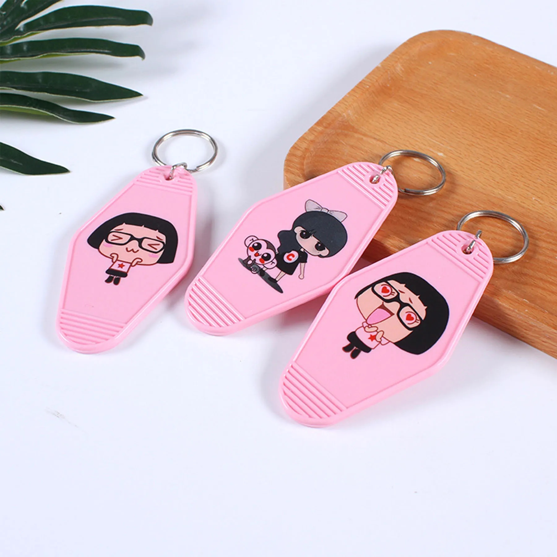 Durable Plastic Hotel Key Tags 2