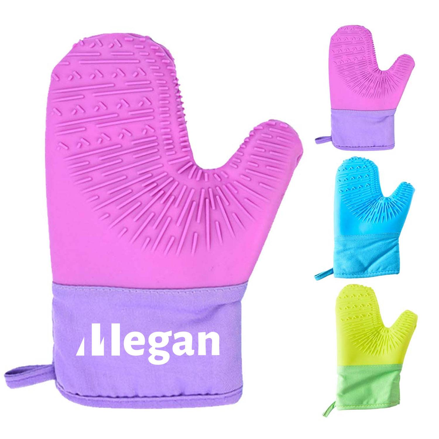 Microwave Oven Household Cotton Silicone Gloves 3