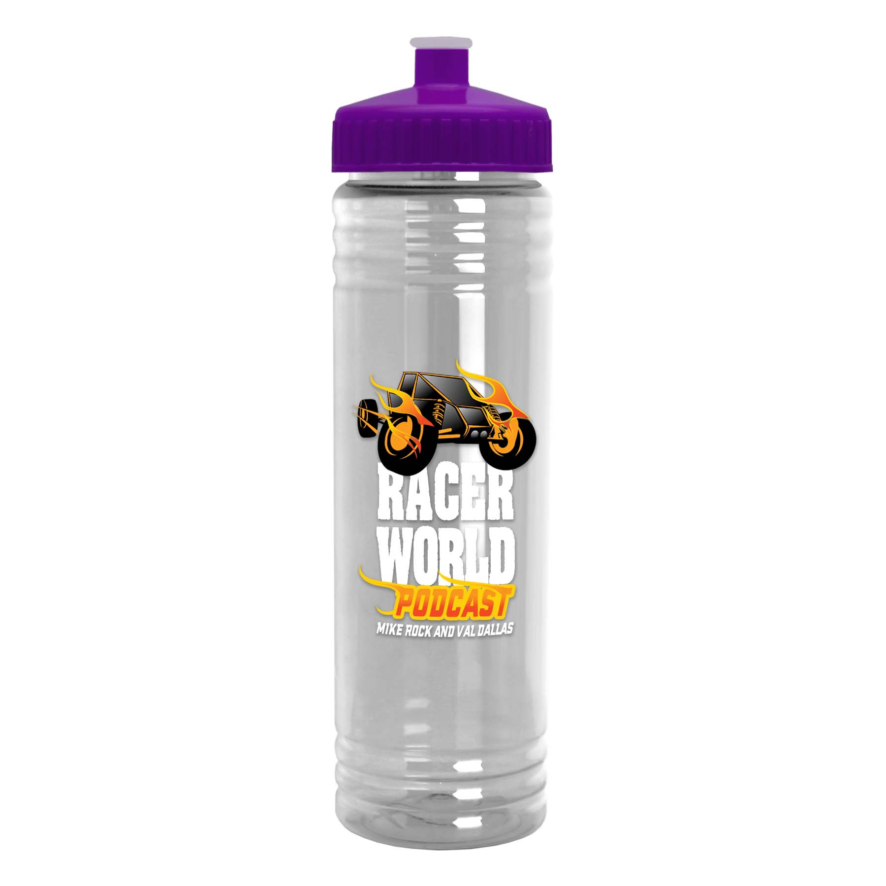 24 oz. Slim Fit Water Bottle with Push-Pull - Digital 4