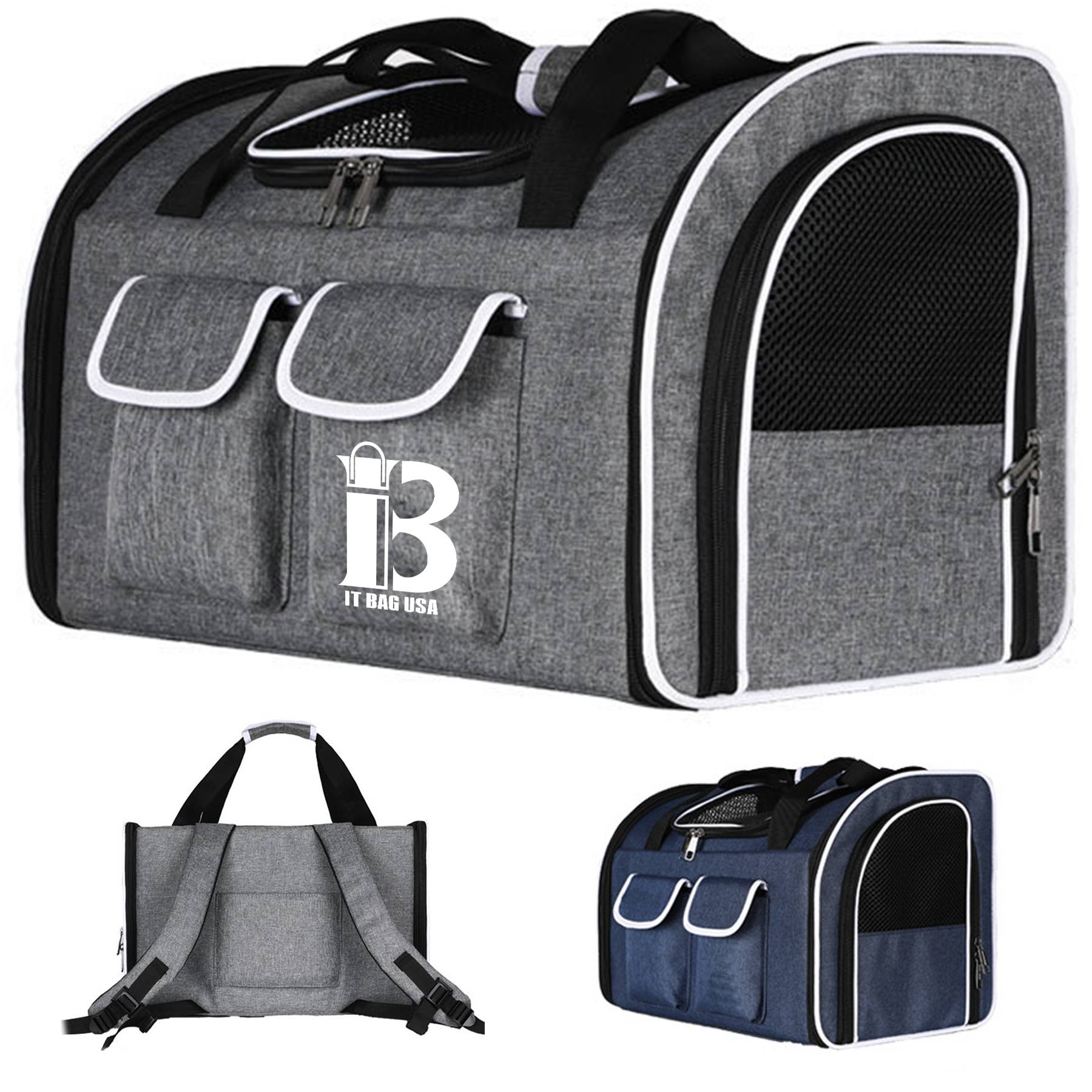 Soft Sided Folding Small Medium Dog Pet Carrier 2