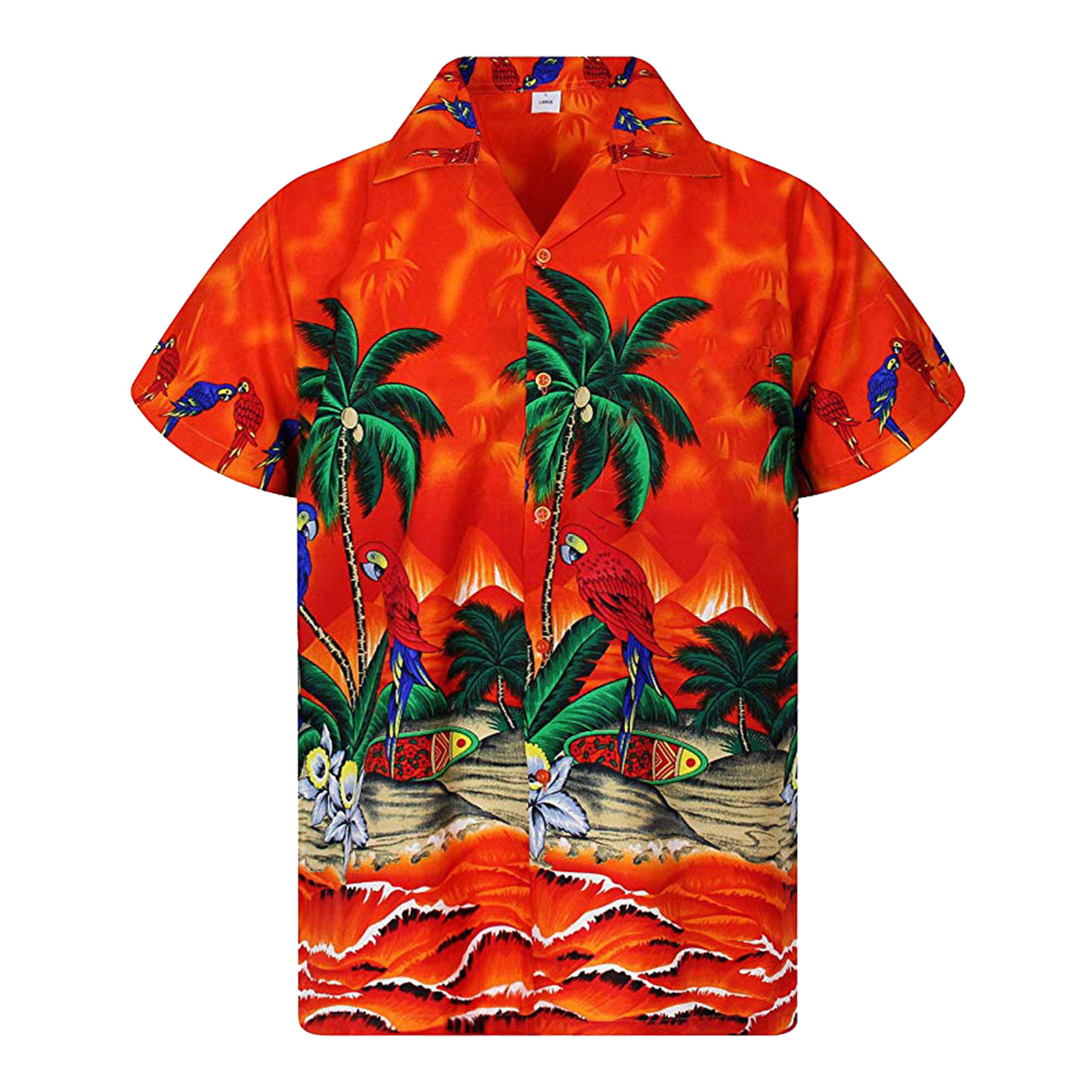 Mens Hawaiian Short Sleeve Shirt 9
