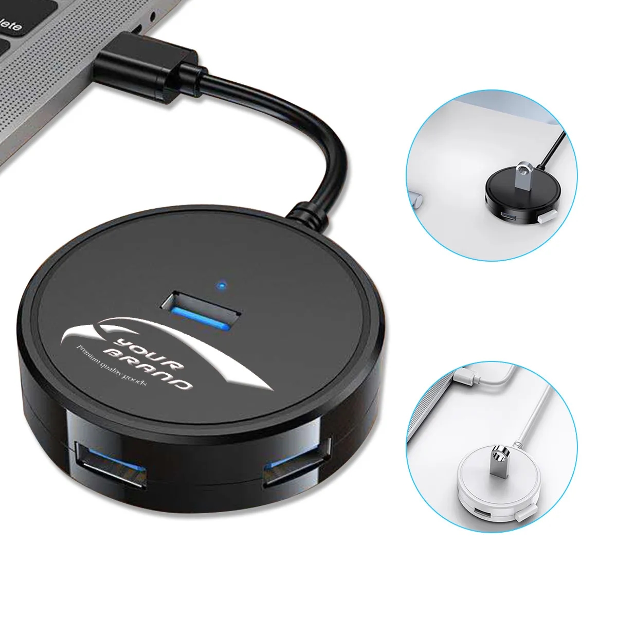 USB Multi-Port Extension Adapter Computer Accessories 2