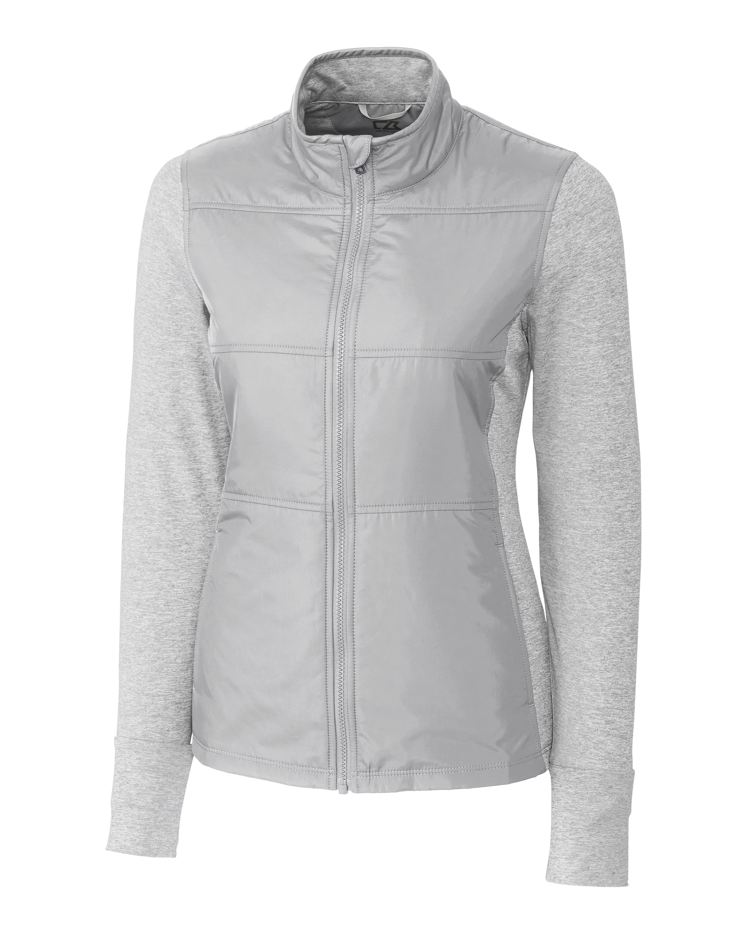 Cutter & Buck Stealth Recycled Hybrid Quilted Womens Windbreaker Jacket 33