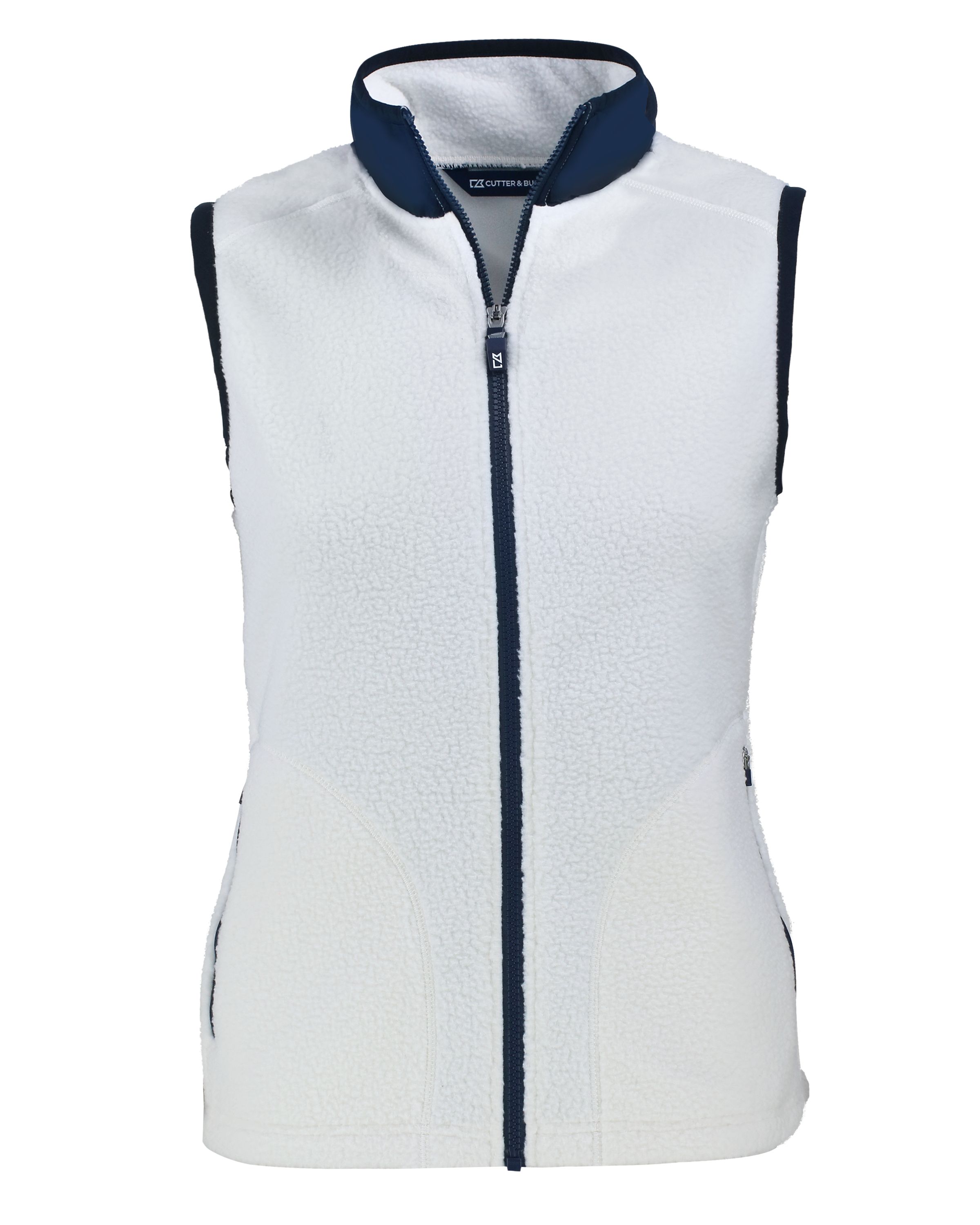 Cutter & Buck Cascade Epic Comfort Recycled Sherpa Fleece Womens Full Zip Vest 73