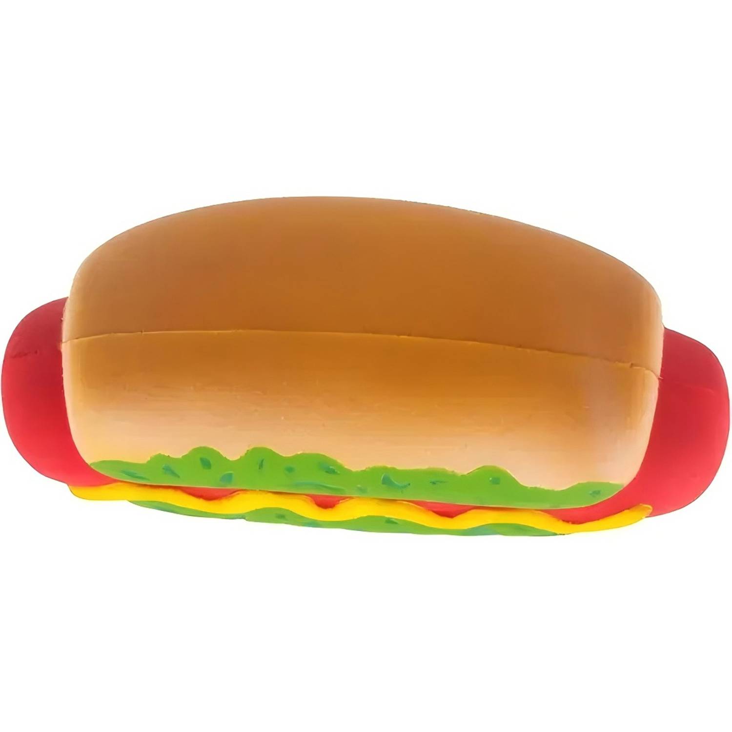 Hot Dog-Shaped PU Foam Stress Toy - Fun & Squeezable 1