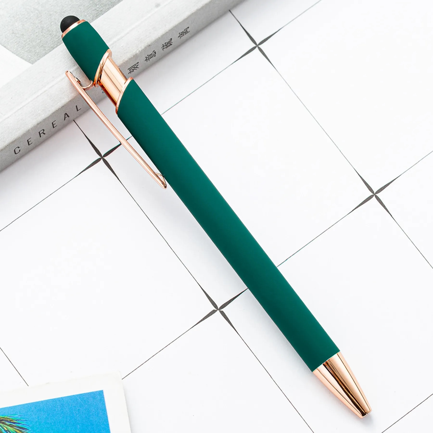 2 in 1 Metal Ballpoint Pen with Stylus 15