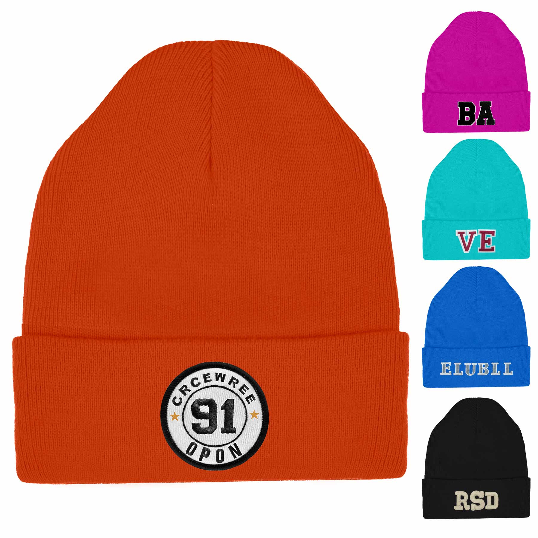 Unisex Knit Cuff Beanie Hat 1