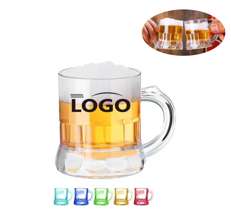 1.25 oz. Clear Plastic Mini Mug Shot Glass 1