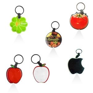 Custom Animal Shaped Soft PVC LED Keychain Flashlight 8