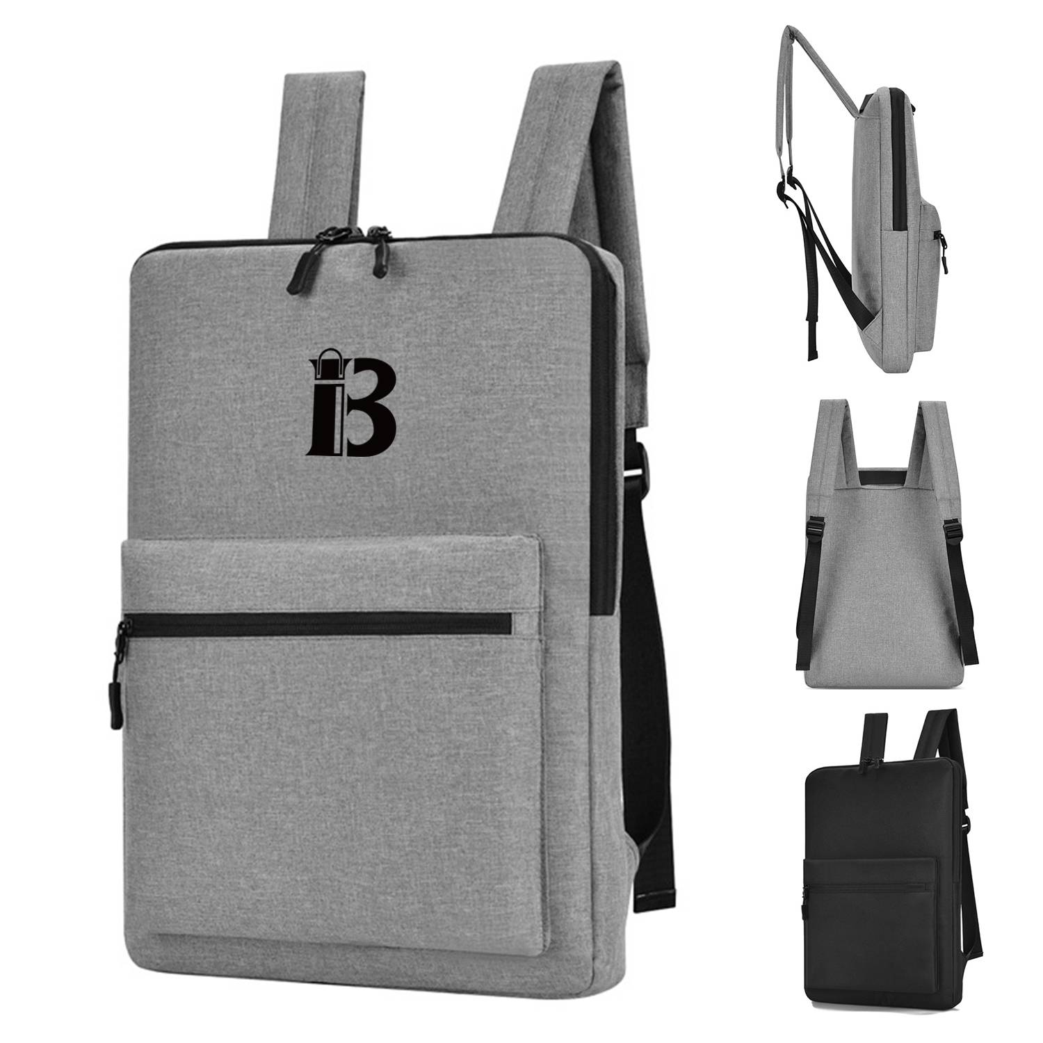 Nylon ultra-thin shoulder business laptop backpack 9