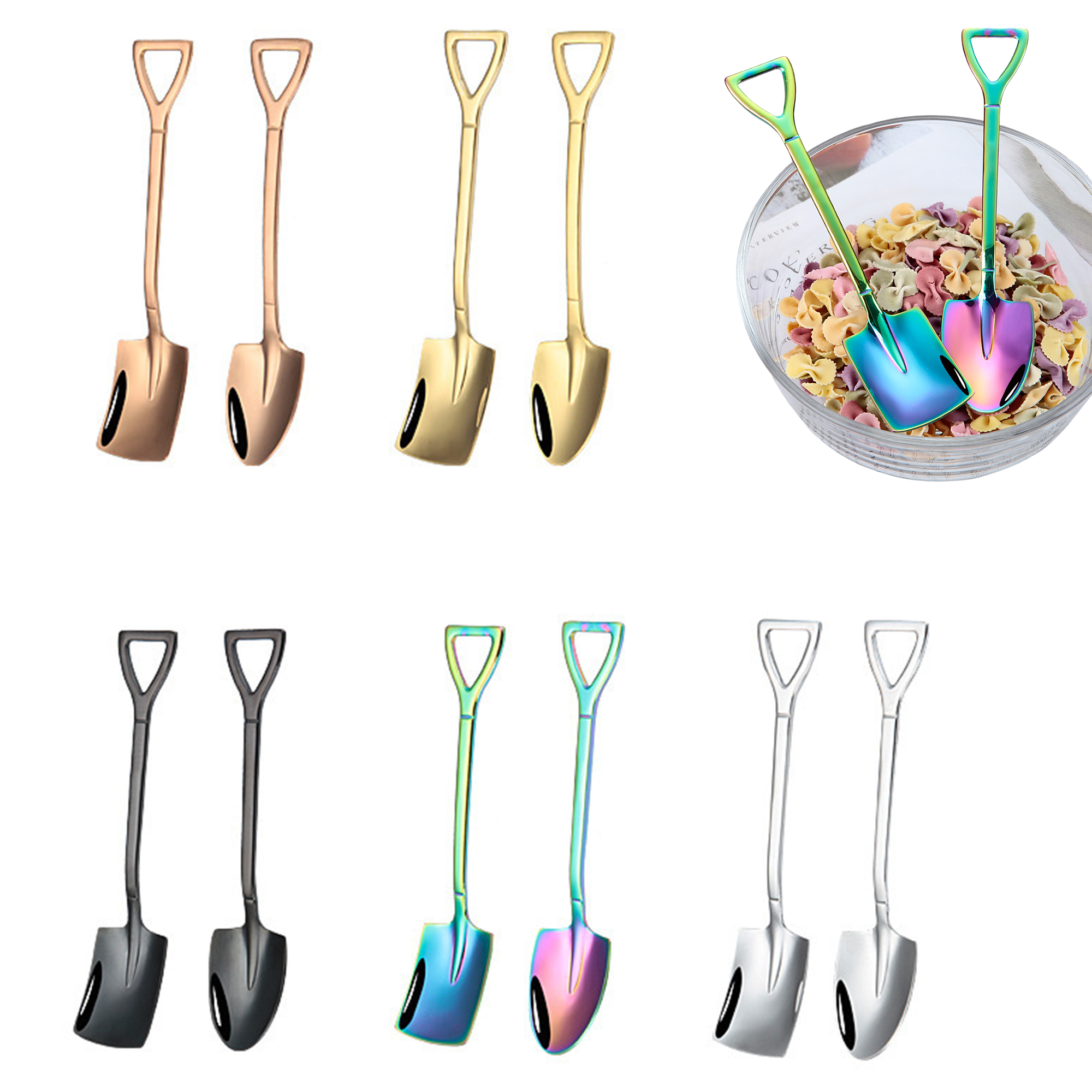 Stainless Steel Dessert Spoon MOQ50 2