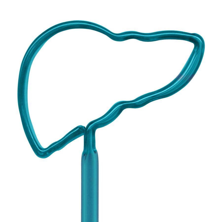 Liver Inkbend Standard, Bent Pen