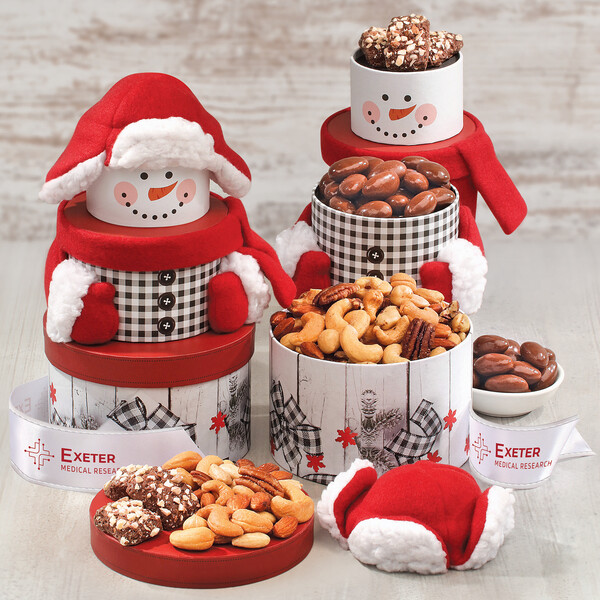 Joyous Snowman Tower