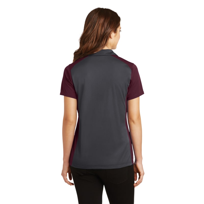 Sport-Tek Women's Colorblock Micropique Sport-Wick Polo. 49