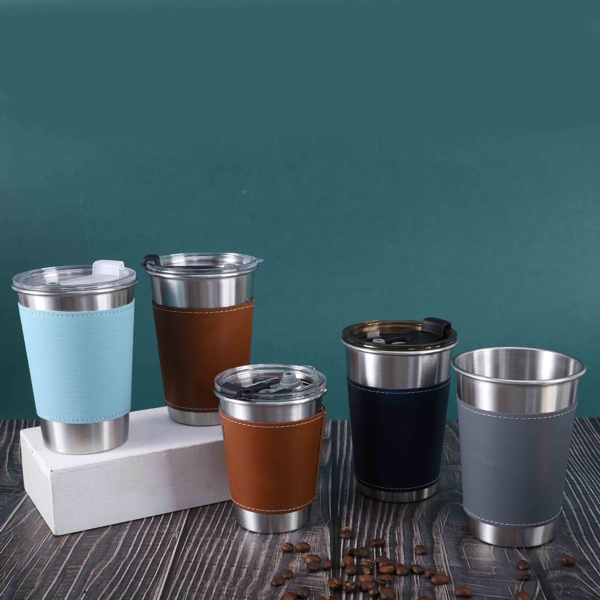 9 OZ Stainless Steel Pint Shatterproof Cup Tumblers 4