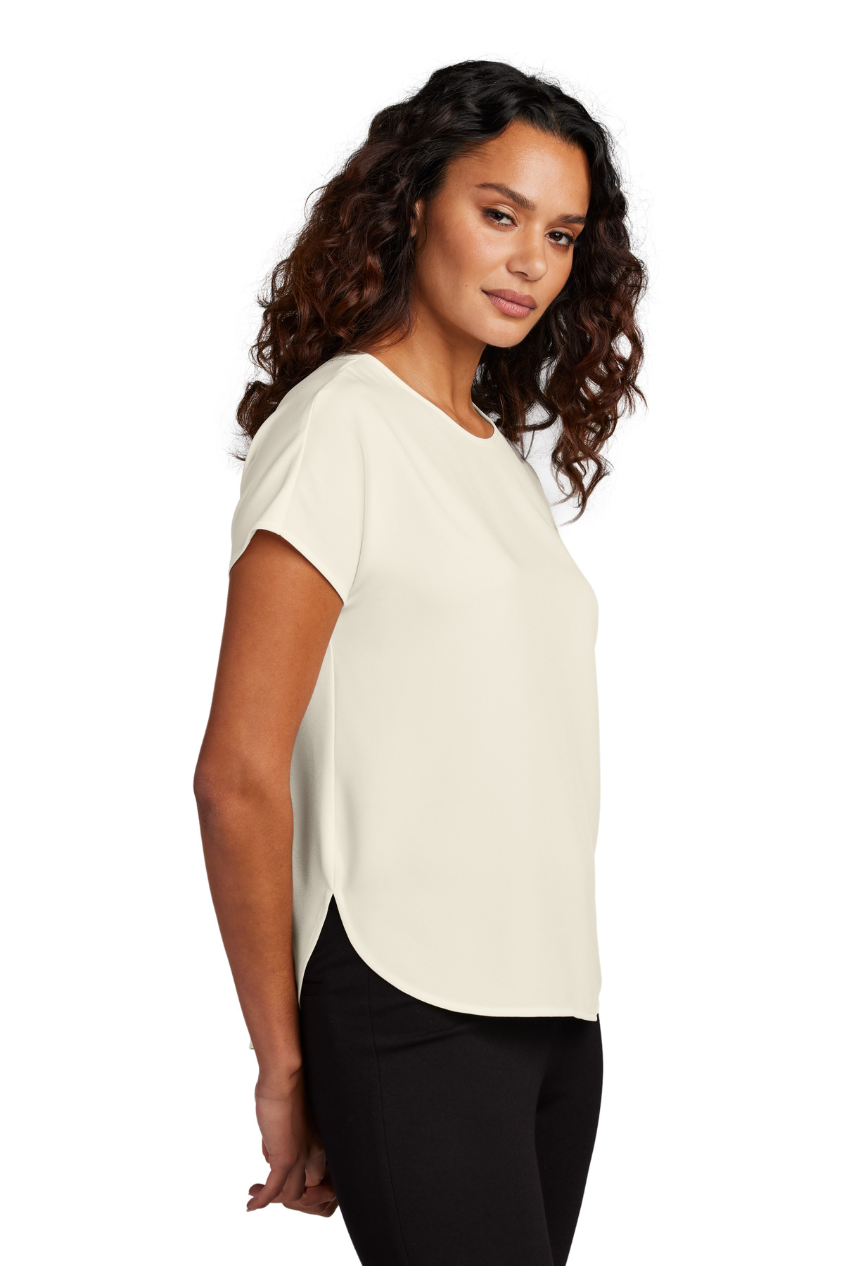 Mercer+Mettle Women's Stretch Crepe Crew MM2015 20