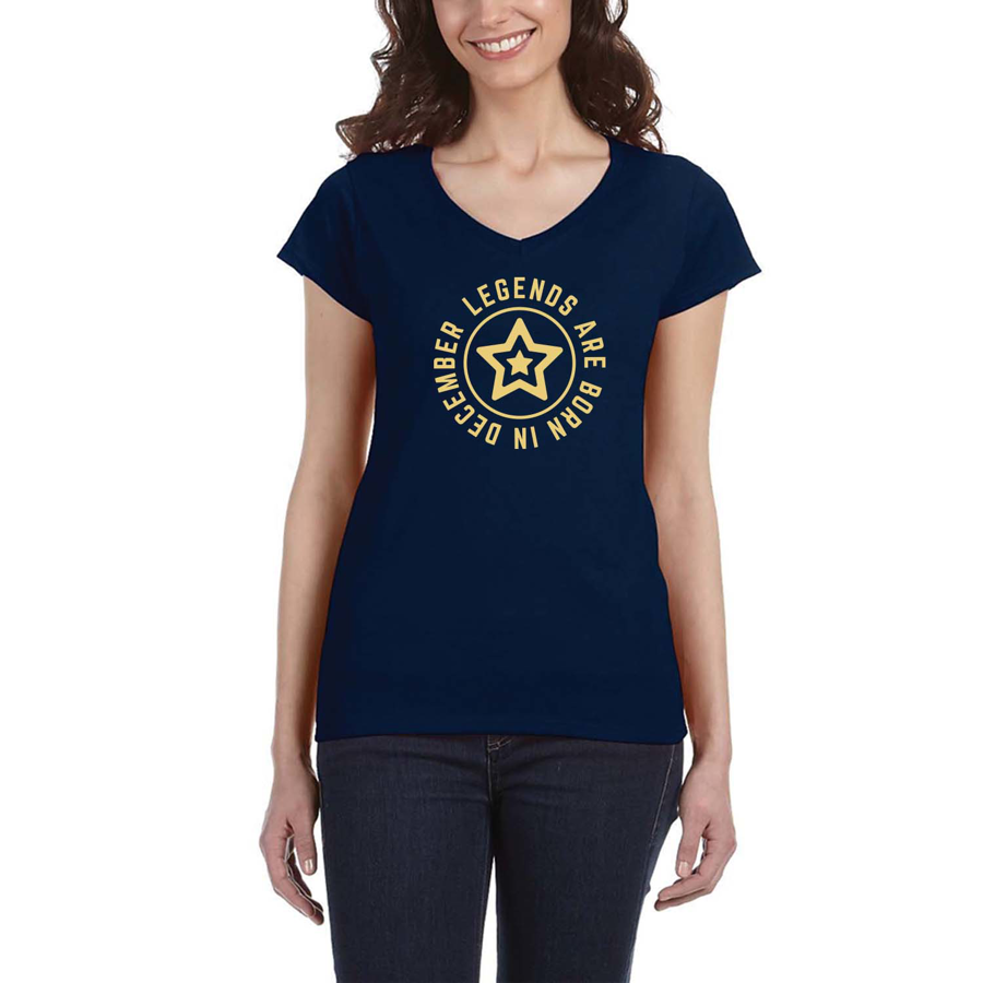 SoftStyle V-Neck:Comfort & Style for Women 4.5oz 2