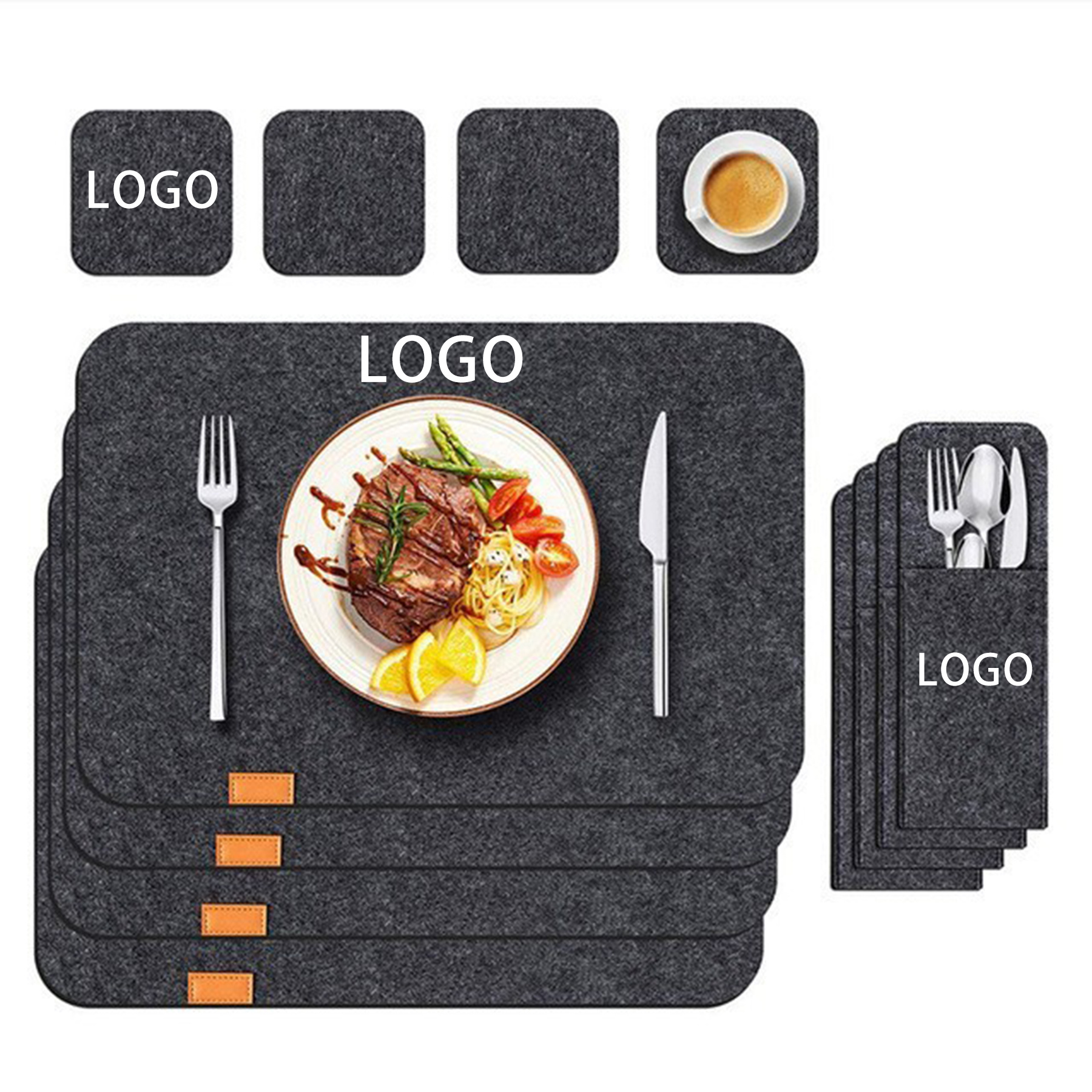 Felt Placemats Set 2
