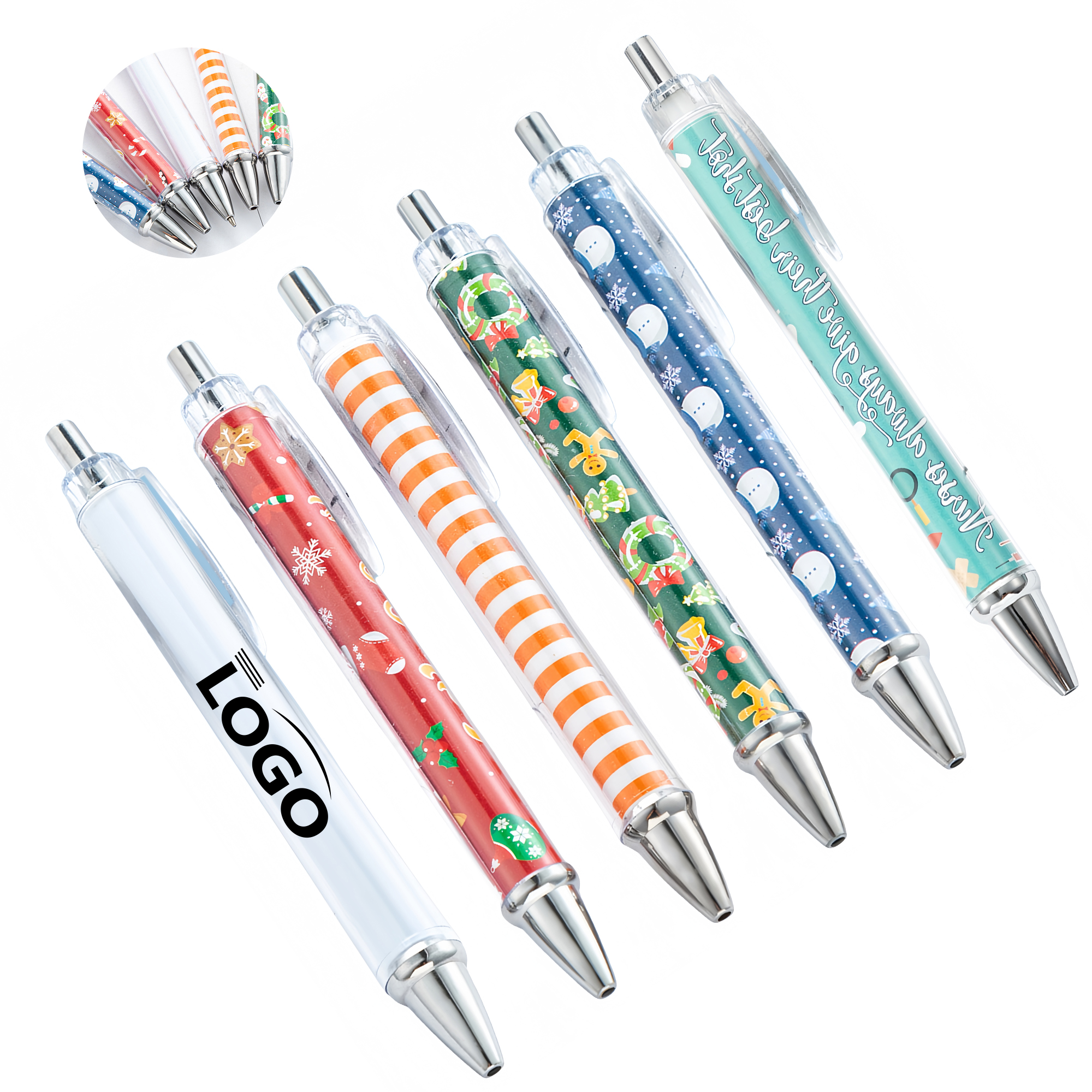 Advertising Roll Paper Plastic Pen with Custom Print Options 1