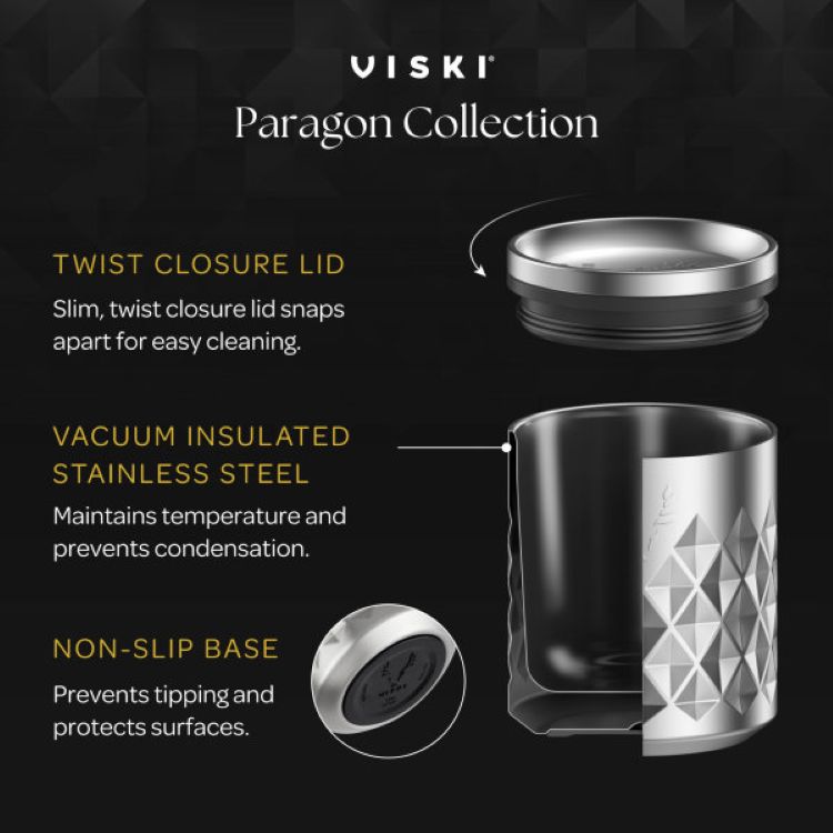 Viski® Paragon Stainless Steel Rocks Tumbler 15