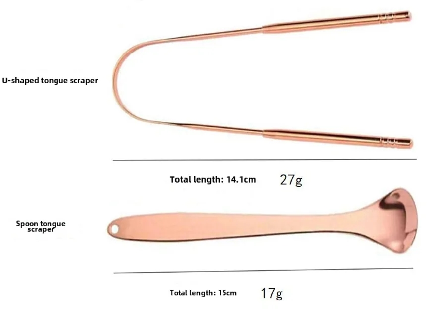 Stainless Steel Tongue Scraper for Oral Care 4