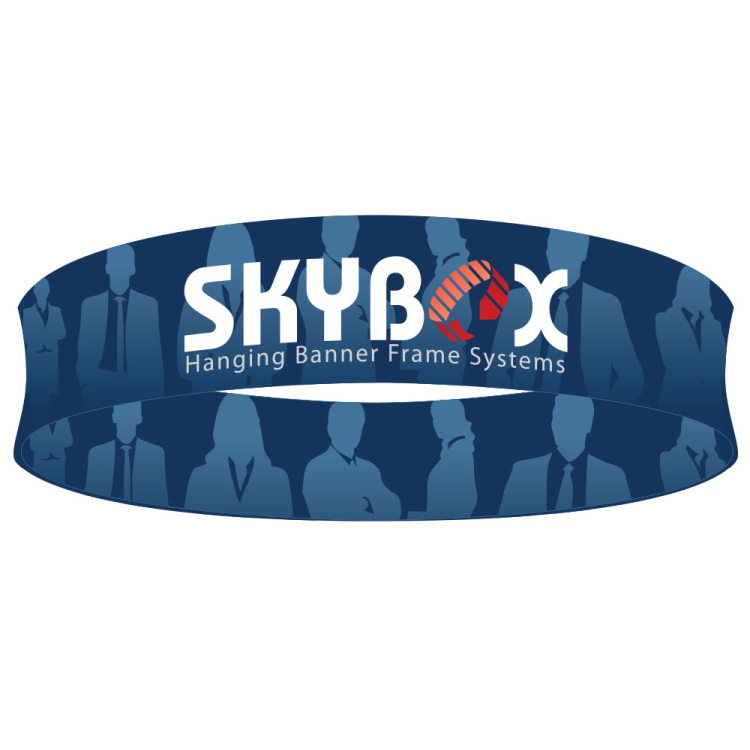 Hanging Banners (Circle) 32in H; 20ft D In/Out graphics 1