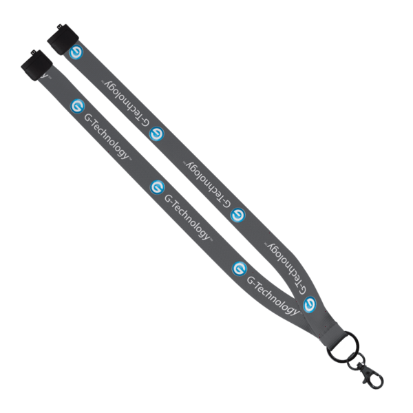 3/4" Polyester Dye Sublimated Lanyard 1