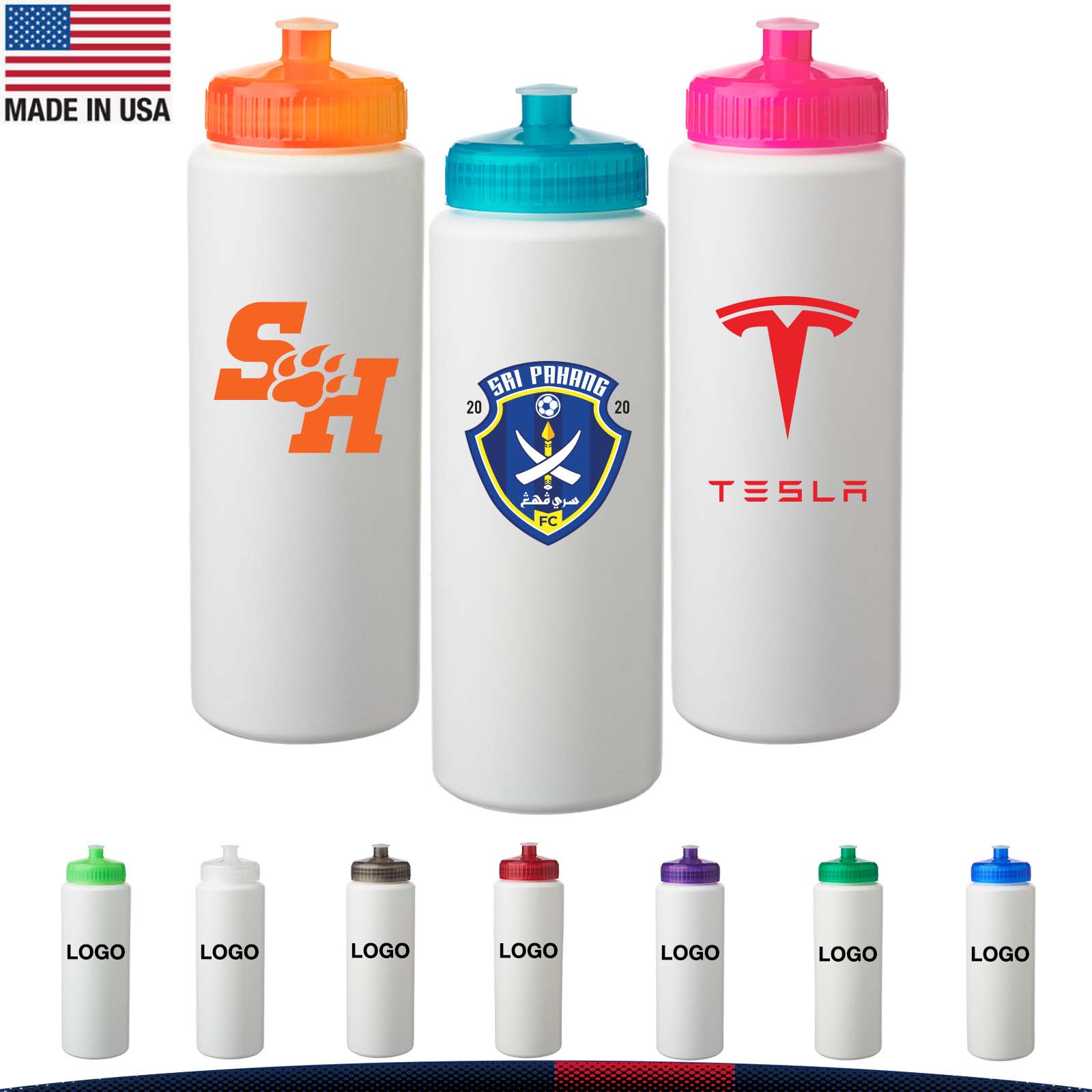 Toleg Plastic Water Bottles - 32 OZ. 5