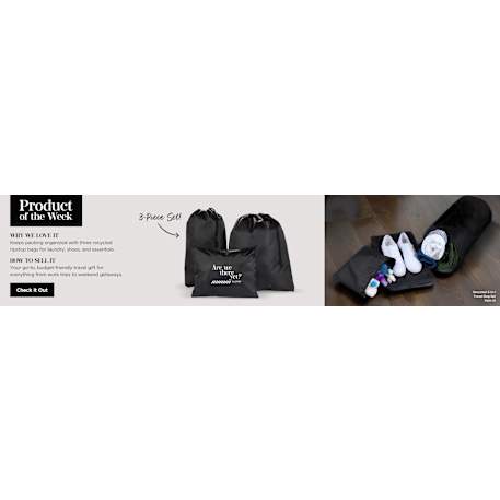 Recycled Travel Bag Set 70
