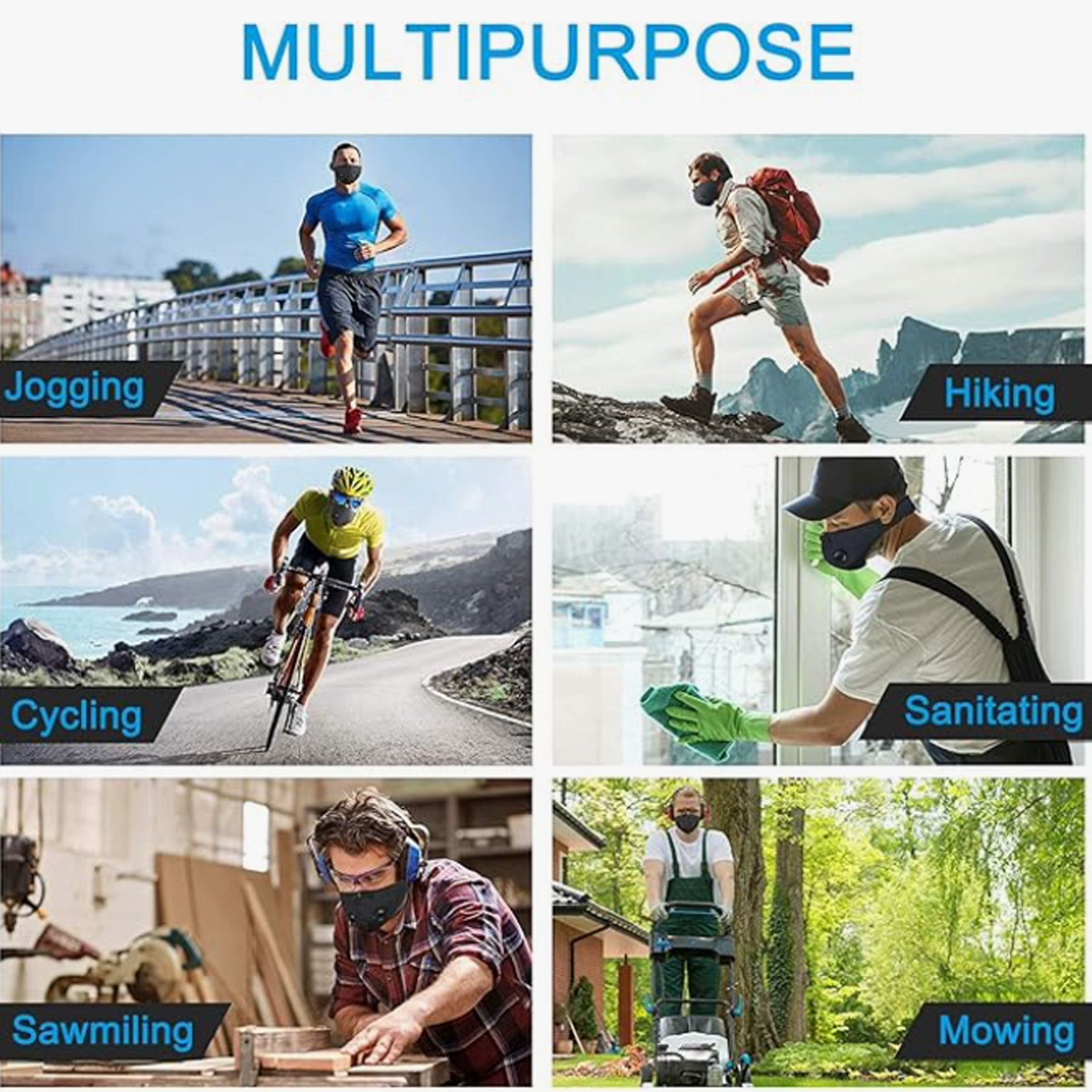 Windproof and Dustproof Riding Face Mask 4