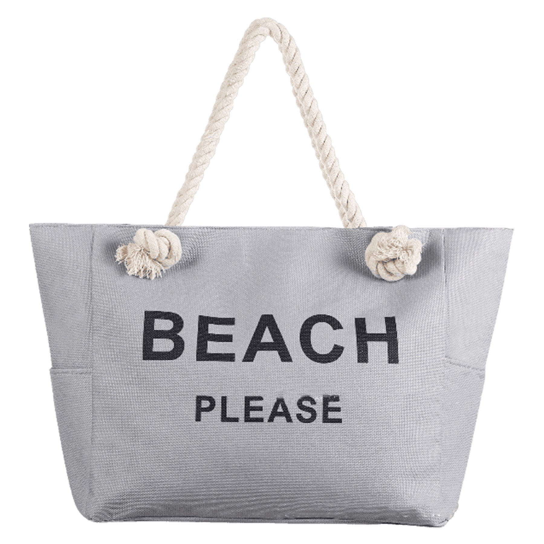 Large Canvas Beach Tote Bag, custom tote bag with logo imprint 3